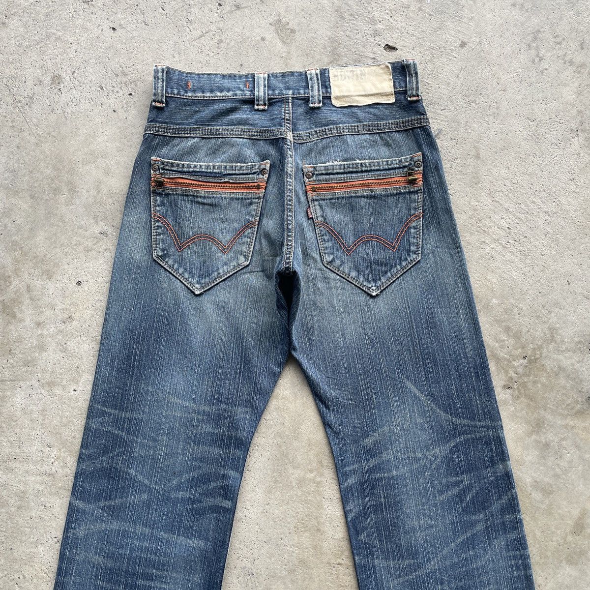 Edwin Vintage Edwin Xv-s Faded Jeans Pants Denim W31x33 Size US 31 - 11 Thumbnail