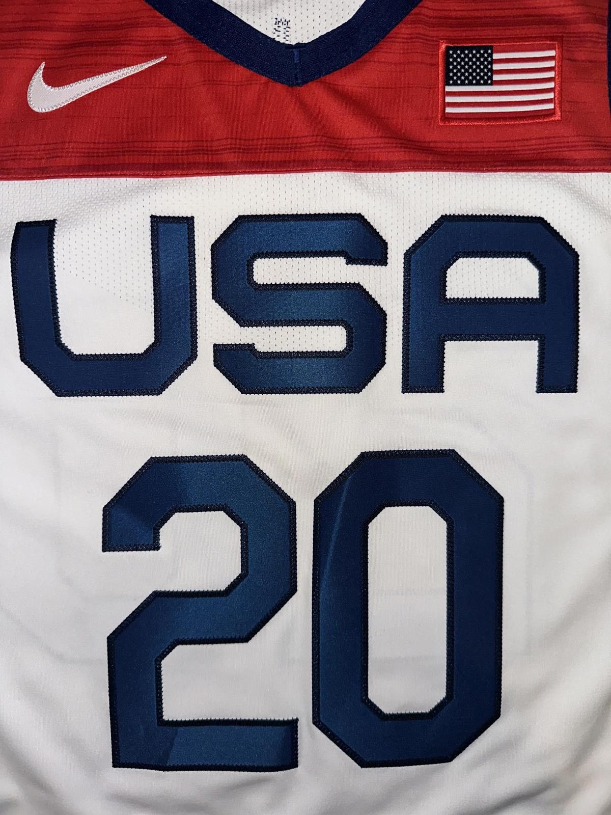 Nike Nike Team USA Basketball 2020/21 Olympics Home Jersey Size US L / EU 52-54 / 3 - 3 Thumbnail