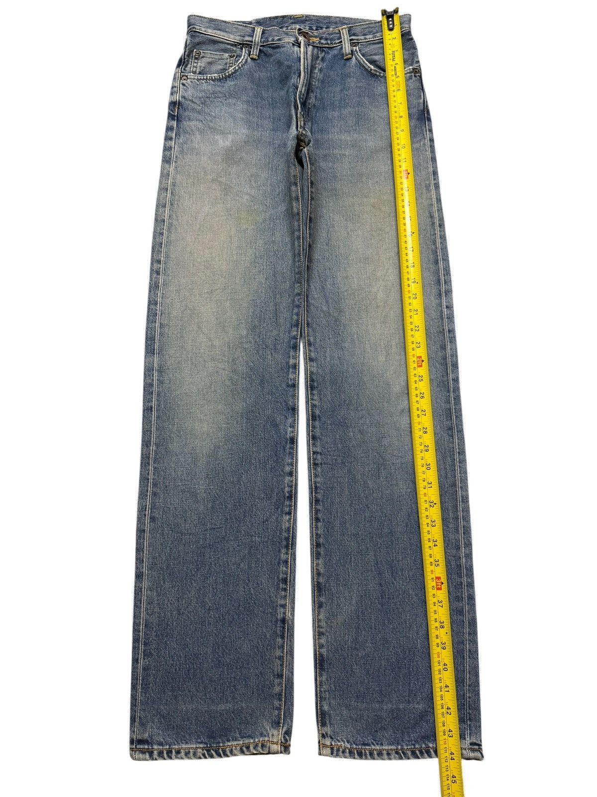 Edwin Vintage 90s Edwin 505xx Selvedge Blue Faded Regular Straight Size US 30 / EU 46 - 11 Thumbnail