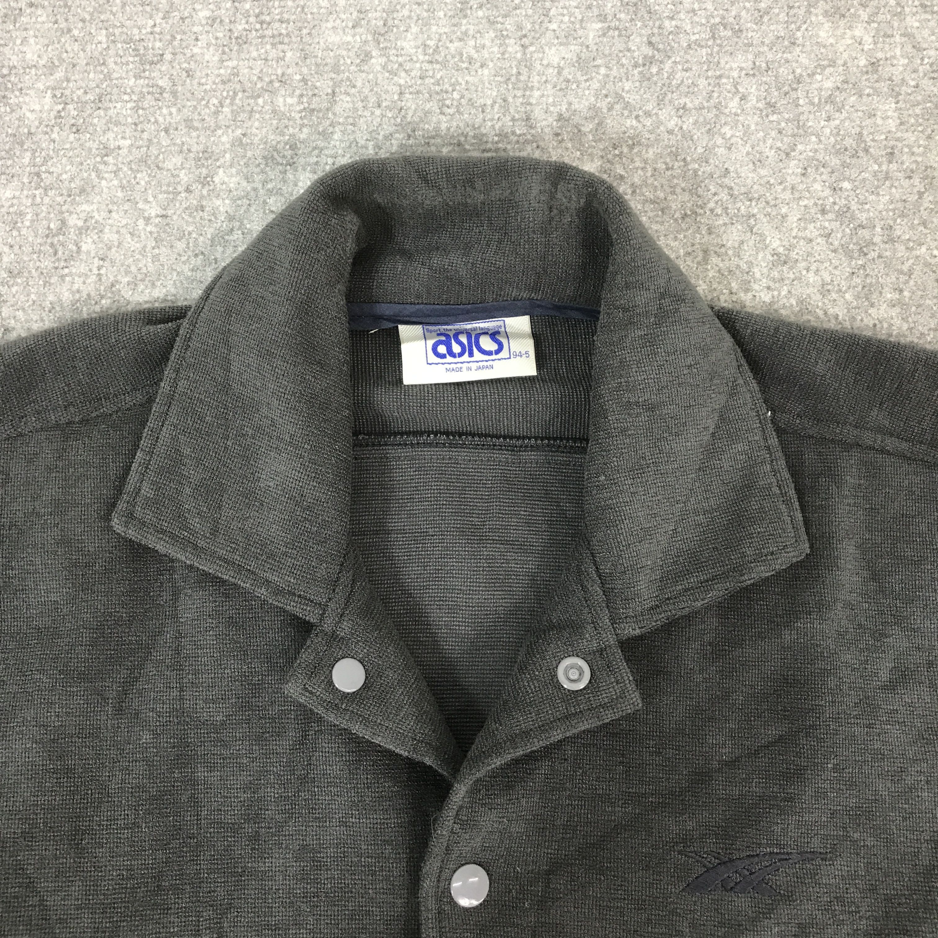 Asics Vintage asics snap Button jacket K50B25 Size US L / EU 52-54 / 3 - 8 Thumbnail