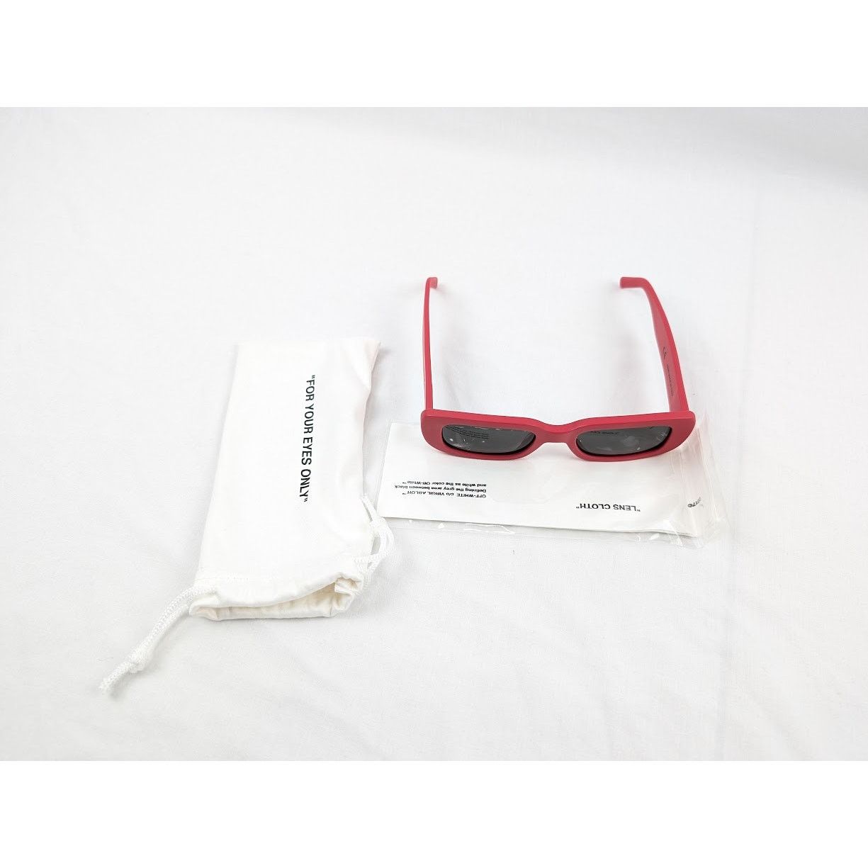 Off-White o1rshd1 Size: OS / Occhiali Da Sole Sunglasses in Red Size ONE SIZE - 21 Thumbnail
