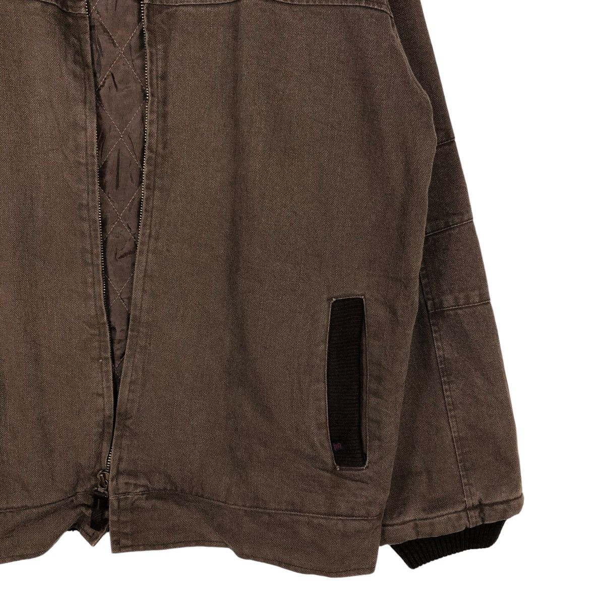 Japanese Brand 🔥VINTAGE BIKER JACKET CONTRASTRICK ISSEY MIYAKE Size US XL / EU 56 / 4 - 5 Thumbnail
