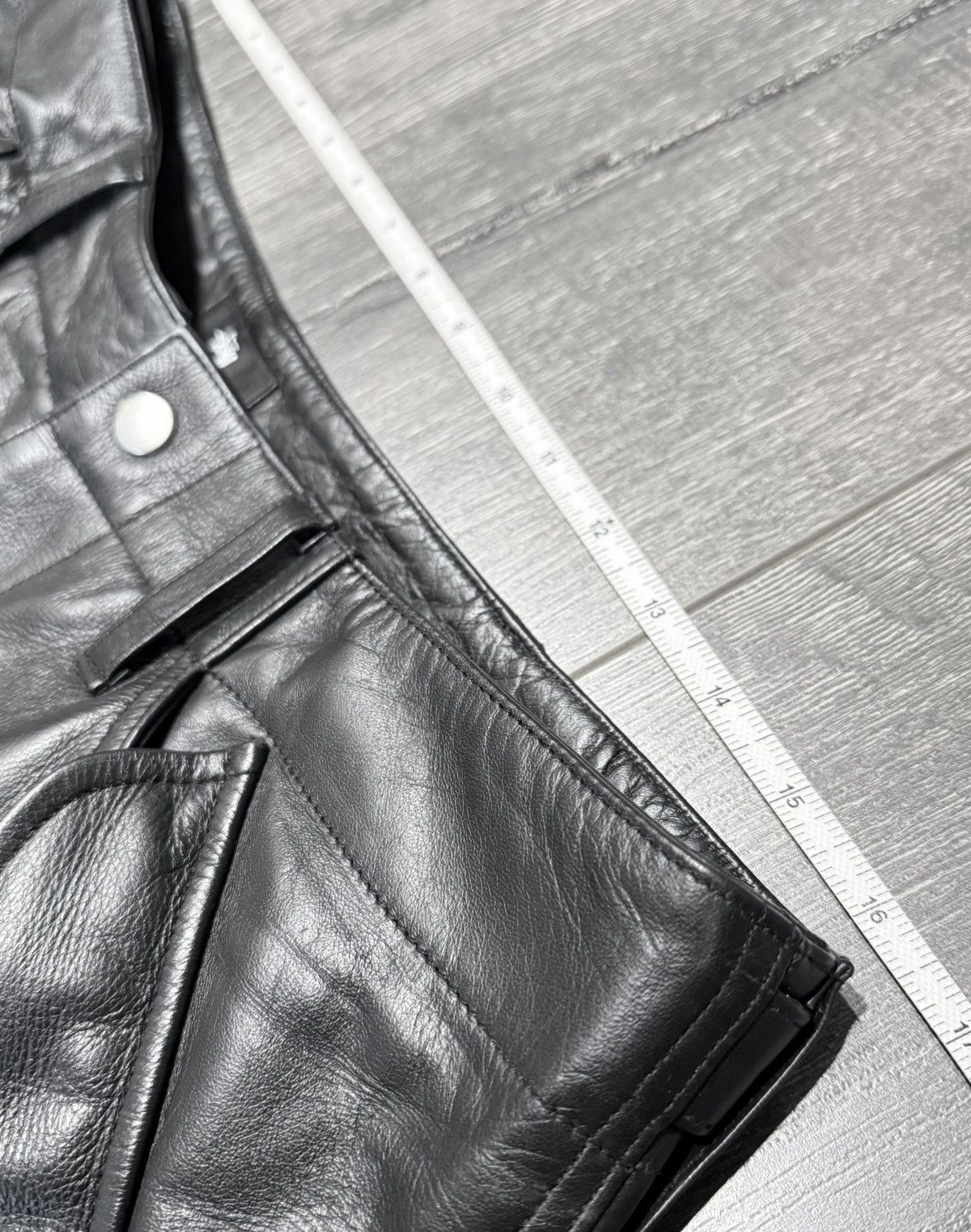 Stussy SS24 Stussy Military Cargo Leather Pants Size US 32 / EU 48 - 15 Thumbnail