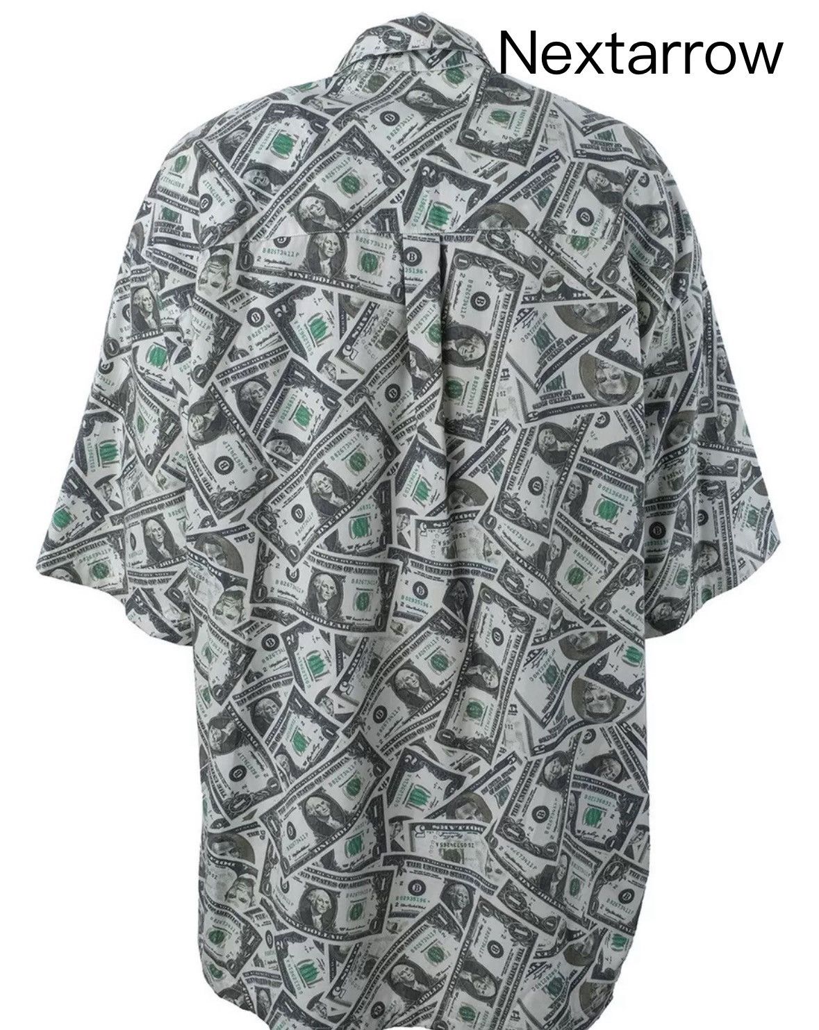Balenciaga Balenciaga Dollar Bill Shirt 2412-Nextarrow Size US S / EU 44-46 / 1 - 2 Thumbnail