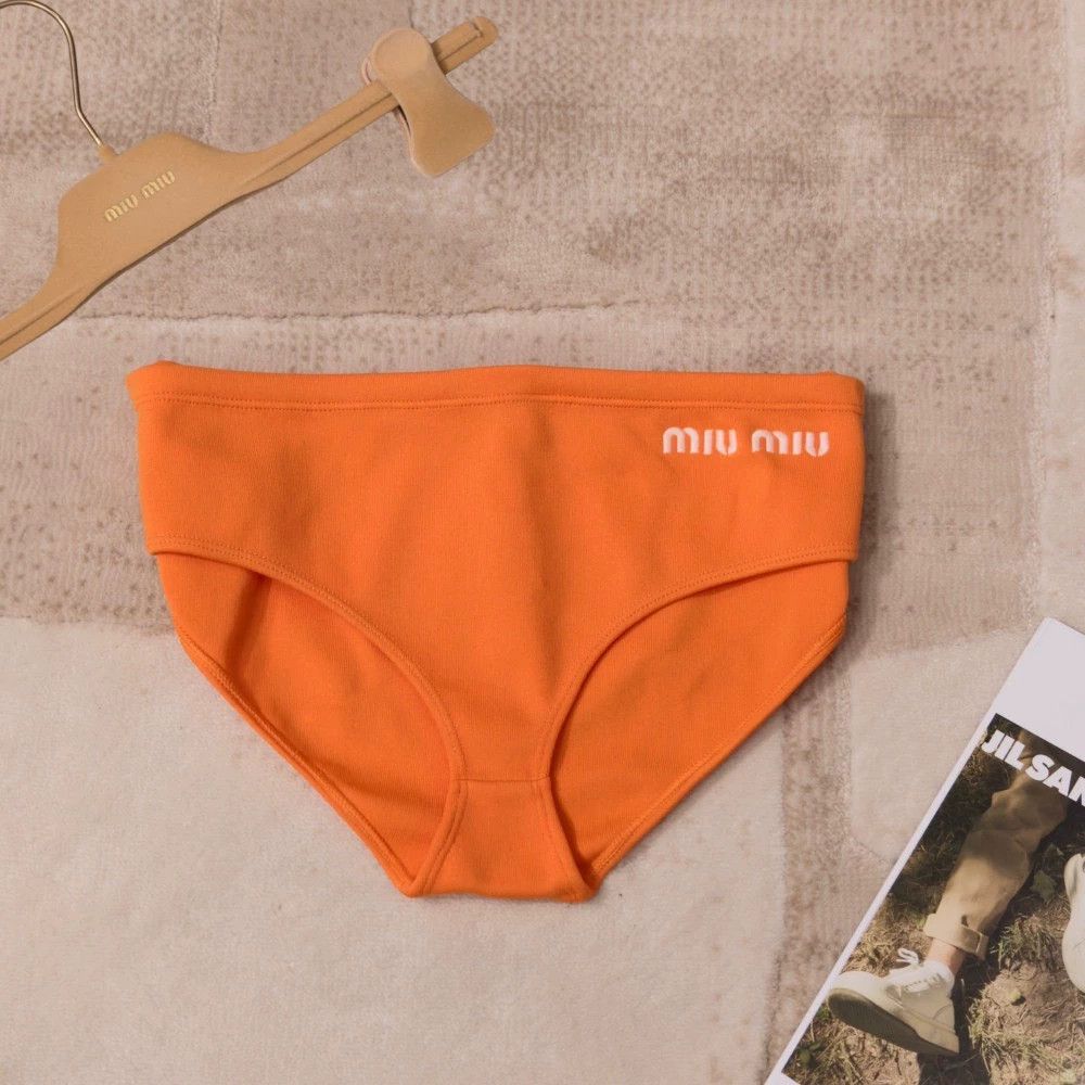 Miu Miu Pants Size 38 X44991588 in Orange, Women's (Size 26)