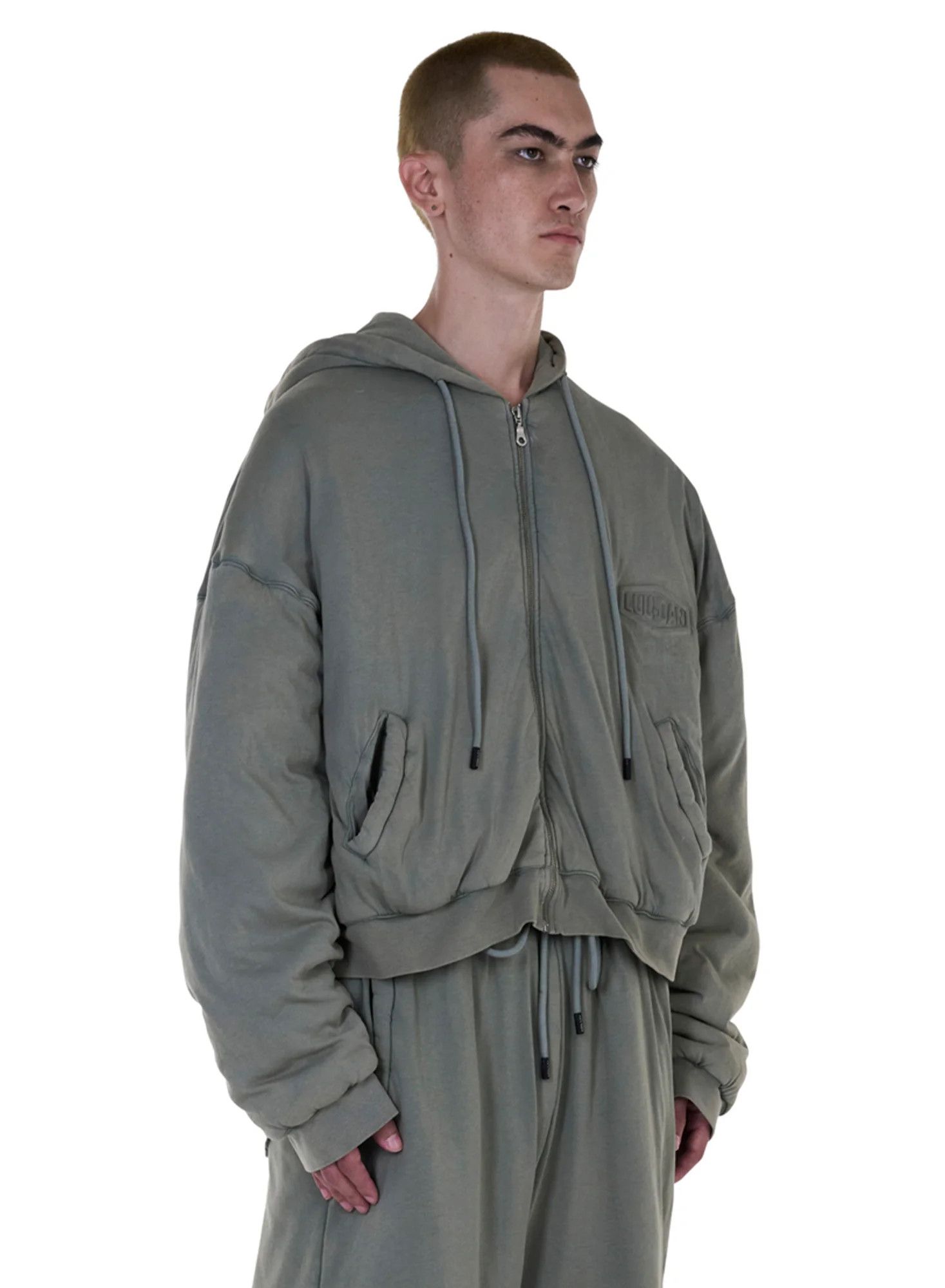 LUU DAN Luu Dan Wadded Hoodie - Vetiver (C9 SS2026) Size US XL / EU 56 / 4 - 2 Thumbnail