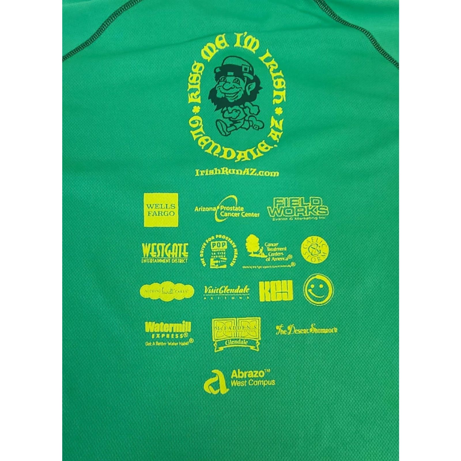 Vintage VINTAGE? No. Actually, not vintage. Alanic Jersey Men XL Green Running Kiss Me I'm Irish LS Activewear Shirt? Size US XL / EU 56 / 4 - 7 Thumbnail