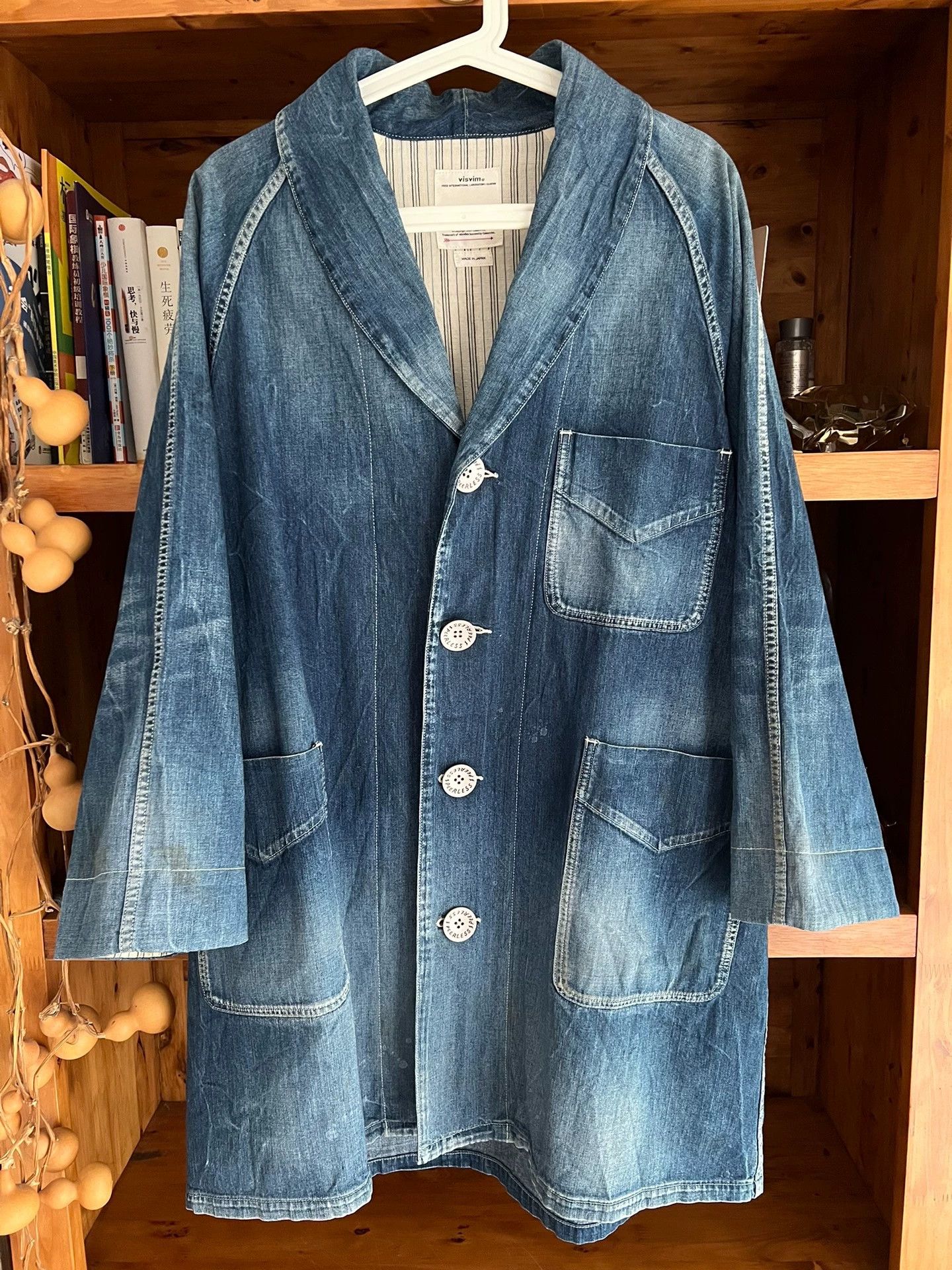 Visvim Visvim 19SS Four Corners Coat Dry Vintage 1码 Mint Size US S / EU 44-46 / 1 - 1 Thumbnail