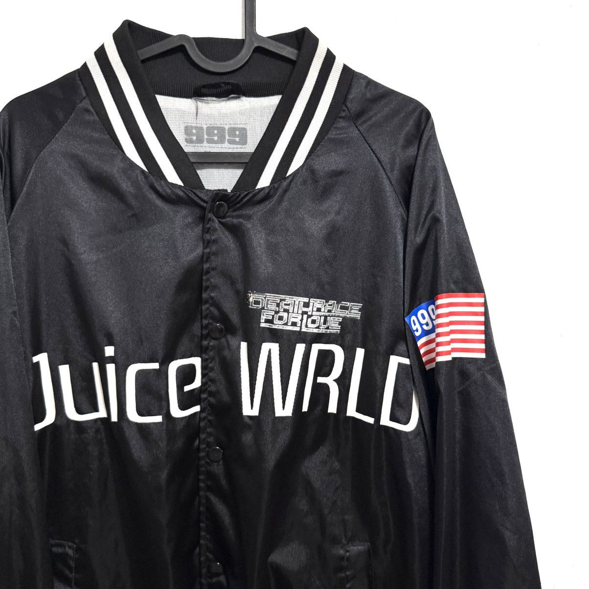 999 Club (RARE) Juice Wrld Limited Edition DRFL Varsity Jacket 999 Size US XL / EU 56 / 4 - 3 Thumbnail
