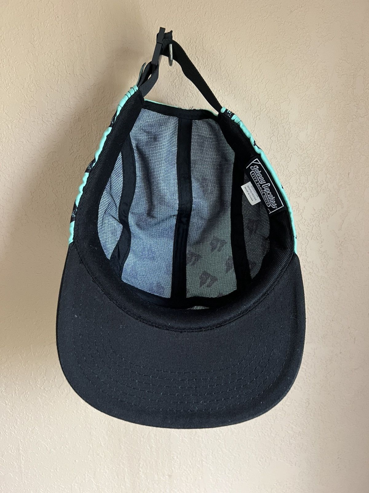 Johnny Cupcakes Johnny Cupcakes Five Panel Hat - Green and Black Size ONE SIZE - 4 Thumbnail