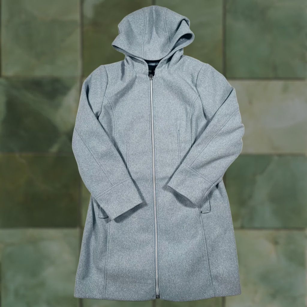 Vince Camuto Vince Camuto Coat Womens Medium Hooded Full Zip Recycled Polyester Winter Jacket Gray Size M / US 6-8 / IT 42-44 - 1 Thumbnail
