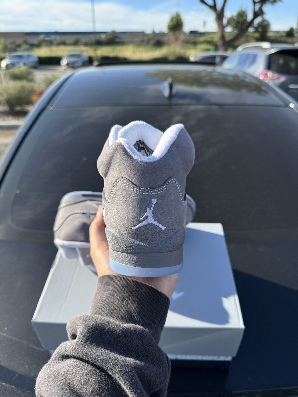 Jordan Brand Jordan 5 Retro Wolf Grey GS 5Y 2026 NEW FAST SHIPPING Size US 6.5 / IT 36.5 - 3 Thumbnail