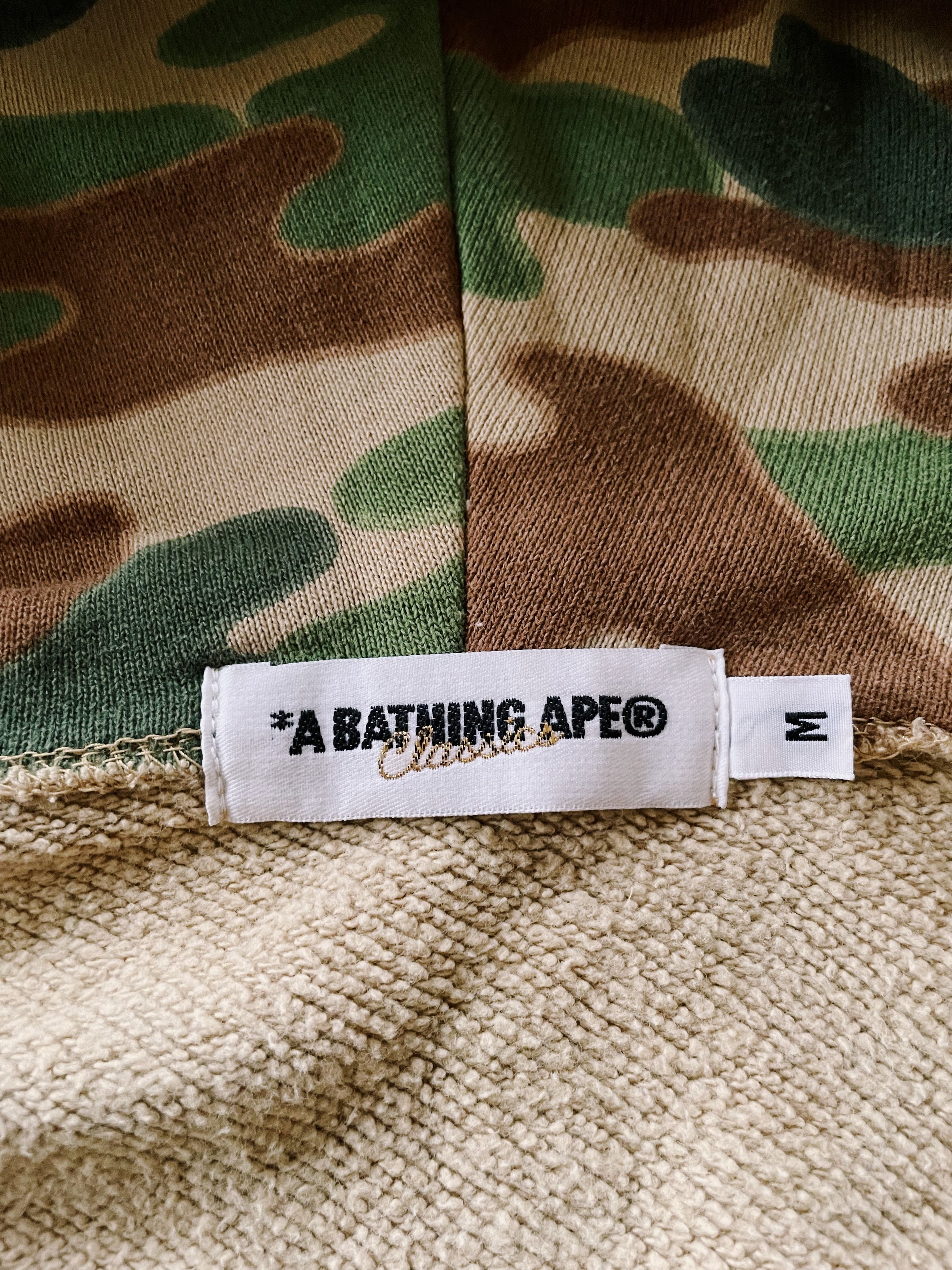 Bape × Nigo × Vintage Vintage Y2K Bape A Bathing Ape Puzzle Camo Fullzip Hoodie Size US M / EU 48-50 / 2 - 3 Thumbnail