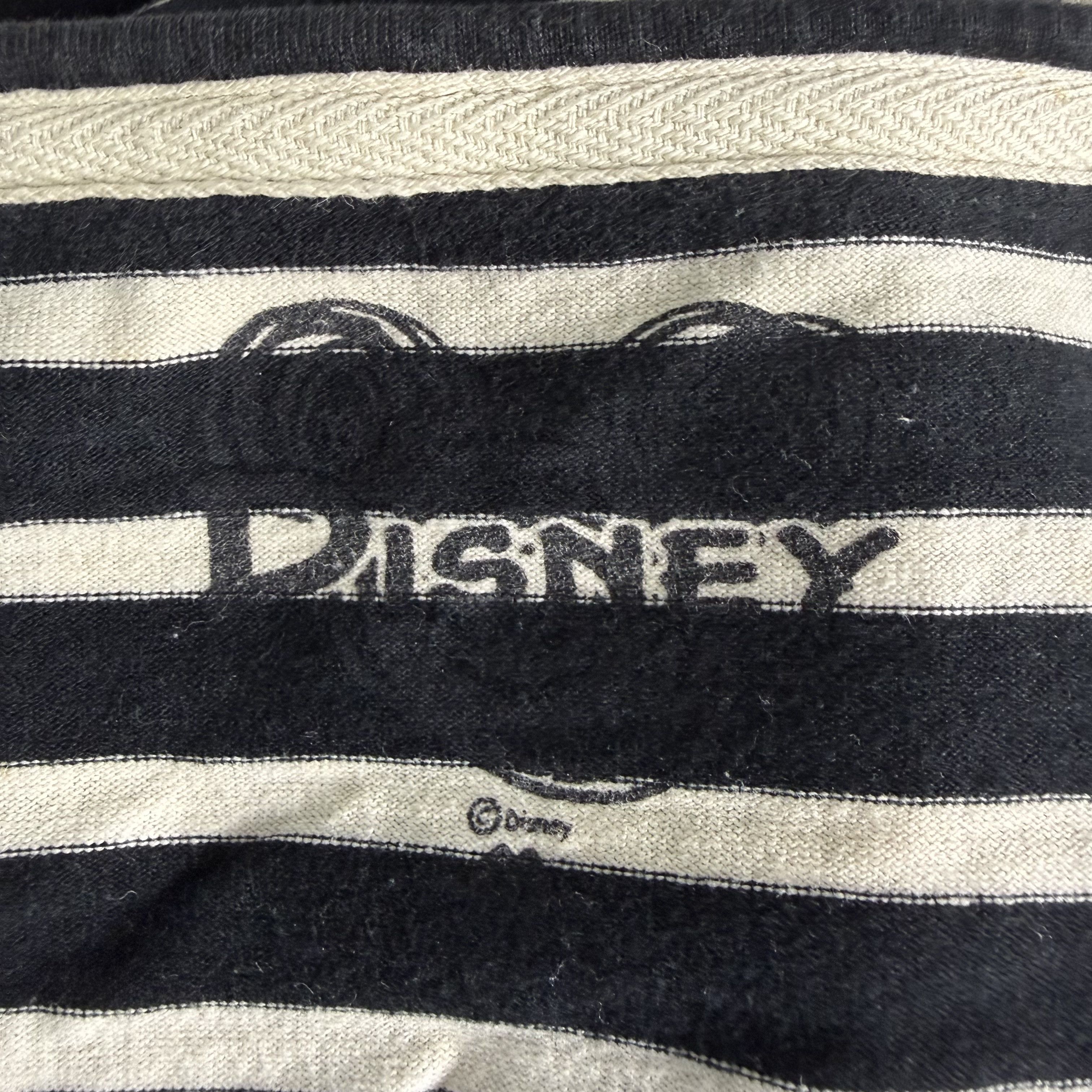 Disney 🔥RARE🔥Vintage Mickey Mouse Disney Stripes L/Sleeve T-shirt Size M / US 6-8 / IT 42-44 - 4 Thumbnail