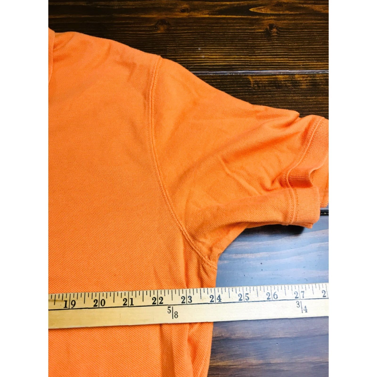 Vintage St. John's Bay Polo Shirt Mens XL Orange Solid Heritage Pique Short Sleeve Size US XL / EU 56 / 4 - 3 Thumbnail