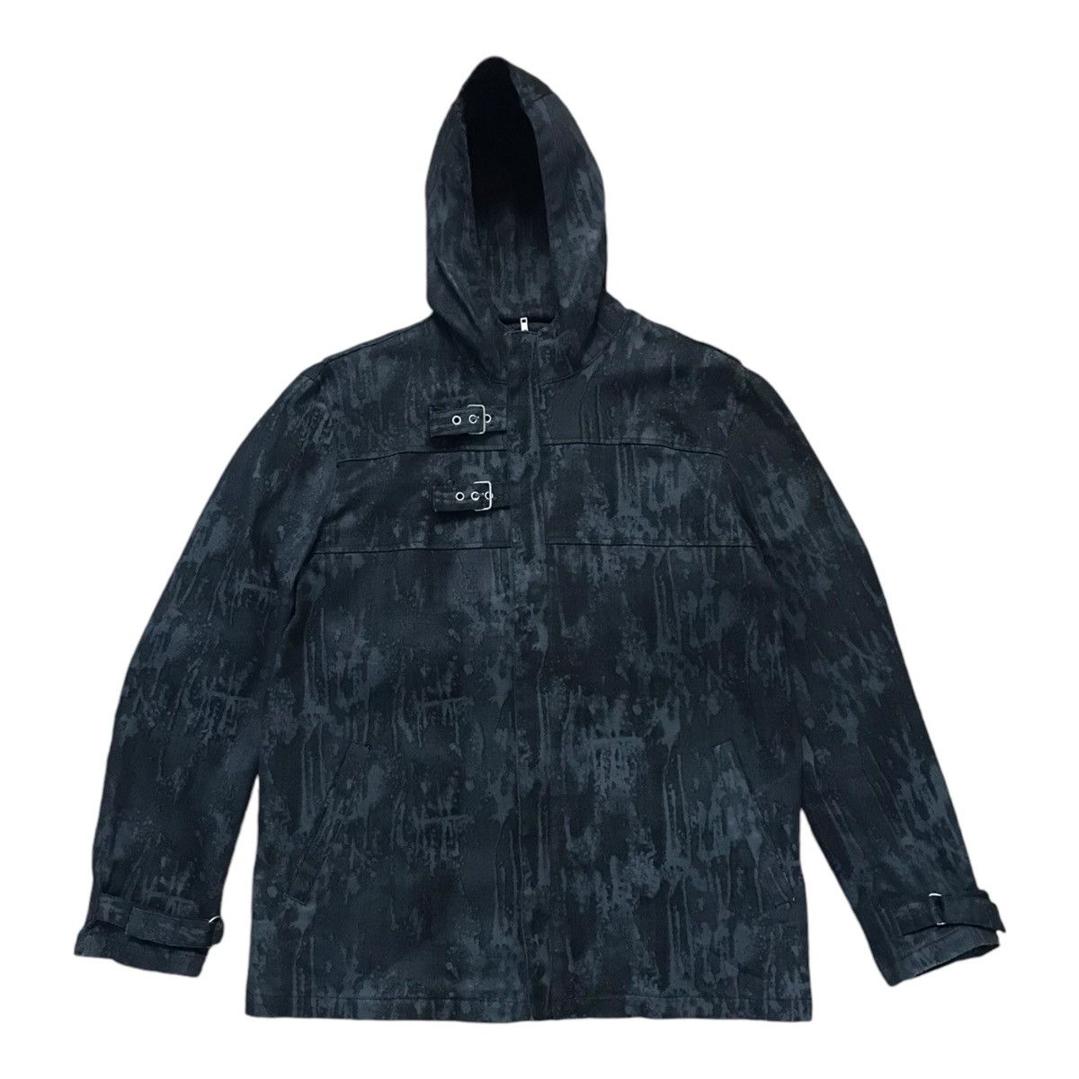 In the Attic Flare Punk Denim Hoodie Jacket