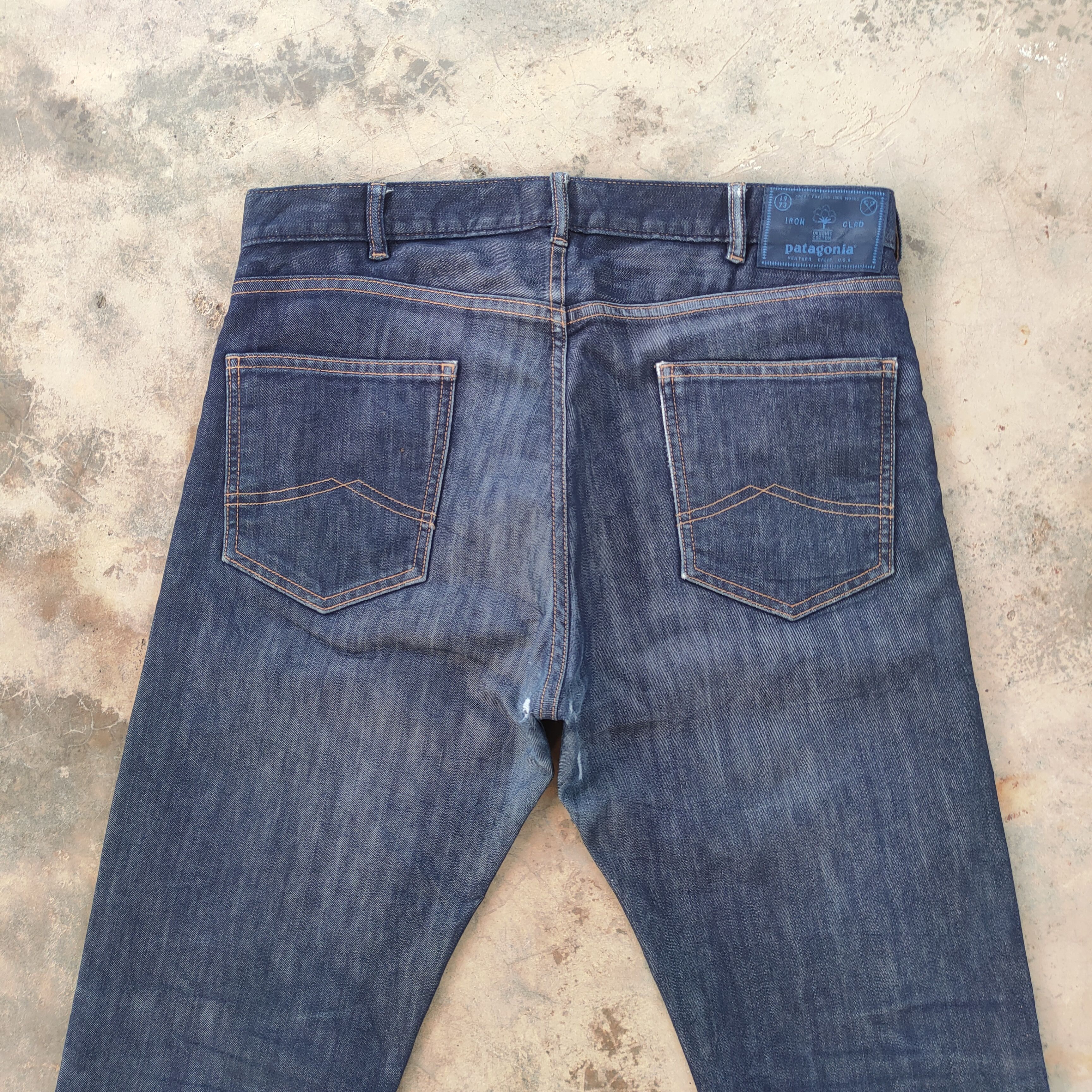 Patagonia VINTAGE PATAGONIA DENIM FADED RIPEP JEANS PANTS Size US 34 / EU 50 - 11 Thumbnail