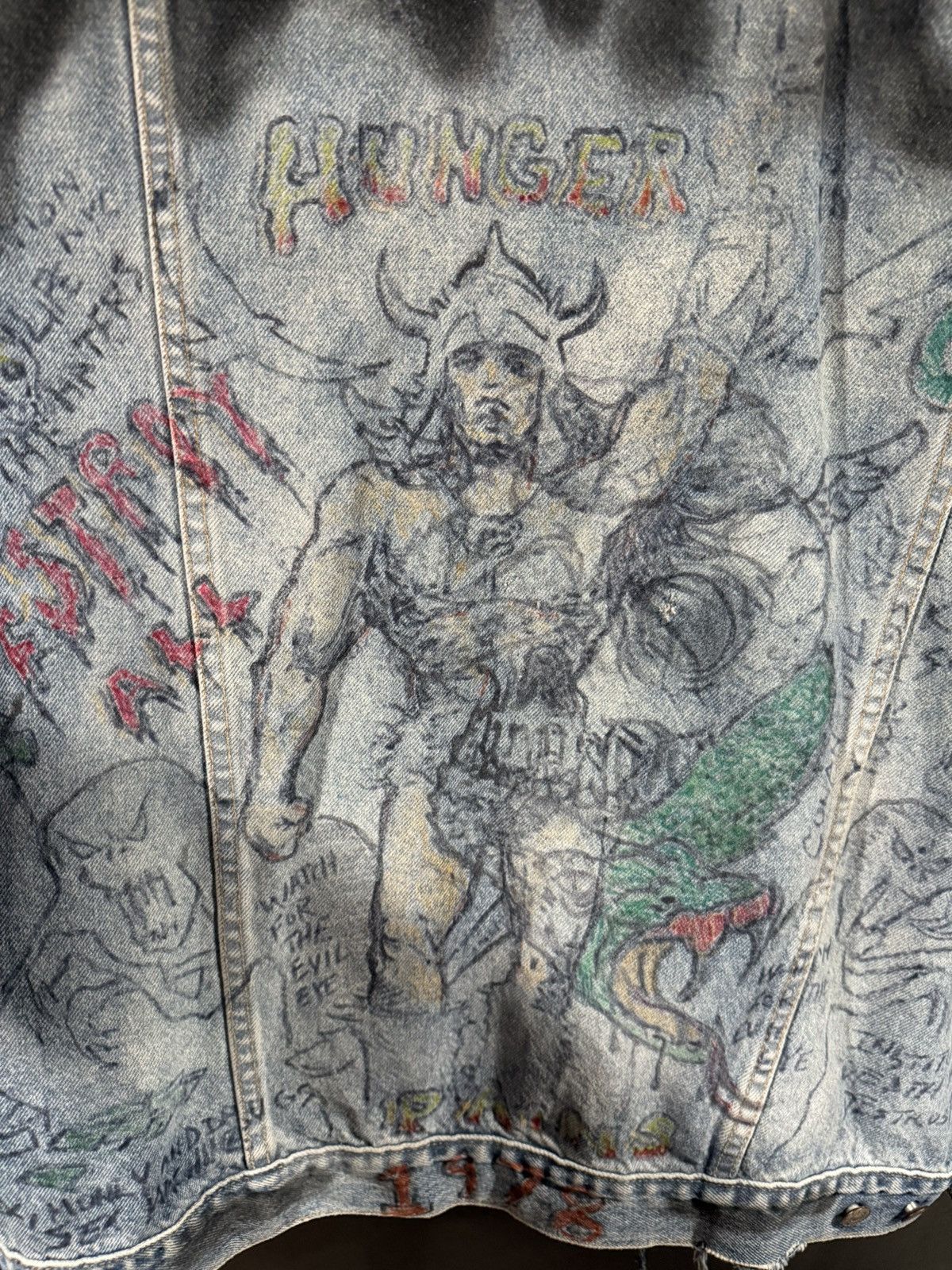 Vintage 1990s Vintage Levi’s Art Punk Grunge Distressed Jacket XXL Size US XXL / EU 58 / 5 - 13 Thumbnail
