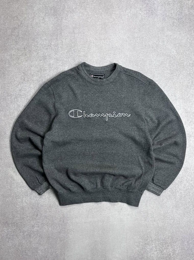Champion × Vintage Vintage Champion Made In USA Boxy Sweatshirt Y2K M Size US M / EU 48-50 / 2 - 1 Thumbnail