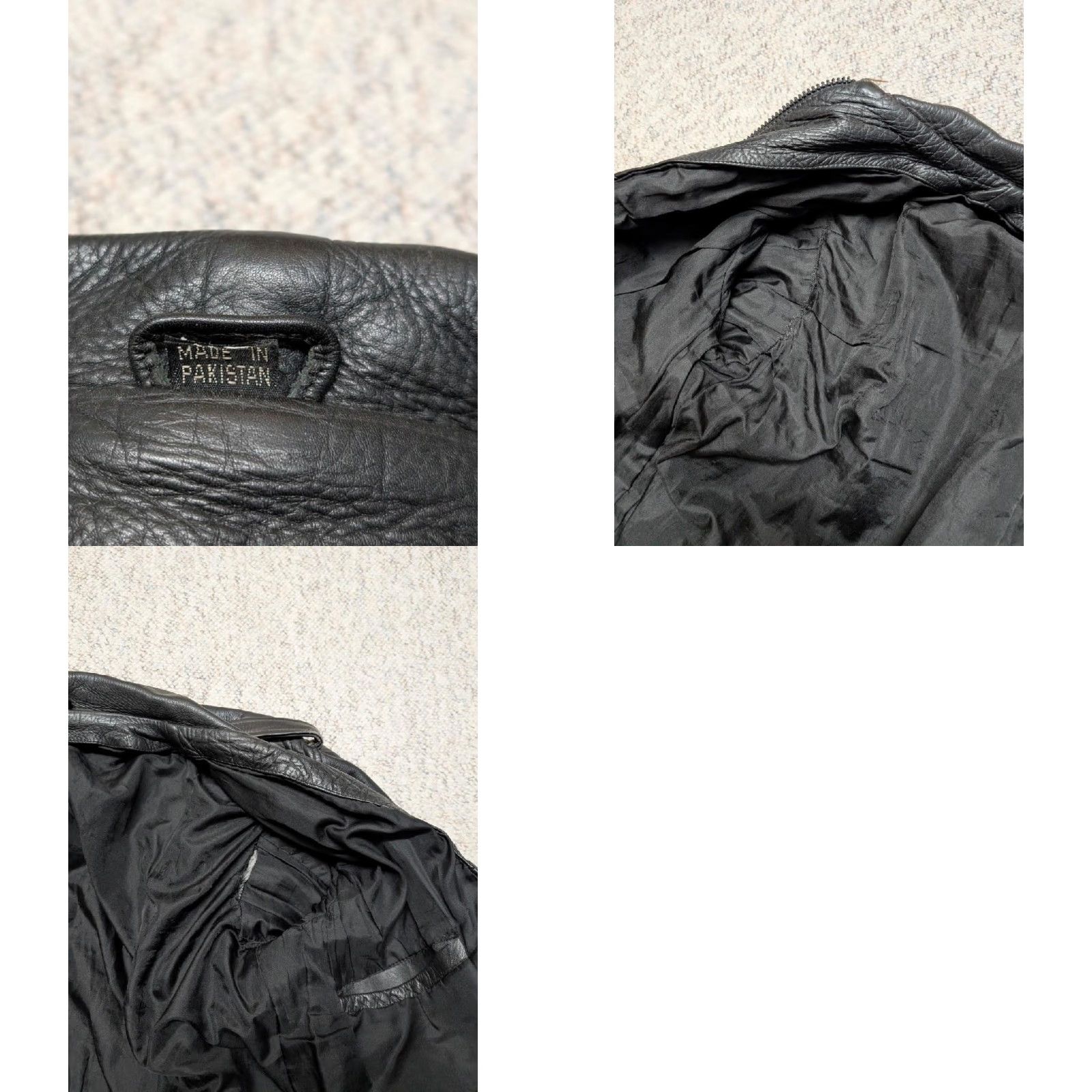 Vintage VINTAGE A2 leather jacket FLIGHT bomber 46 motorcycle FLYERS aviation 1990s Size US XL / EU 56 / 4 - 8 Thumbnail