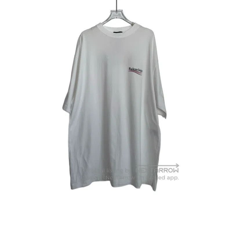 Balenciaga Balenciaga White Cola Embroidered Logo Short Sleeve Size US M / EU 48-50 / 2 - 1 Thumbnail