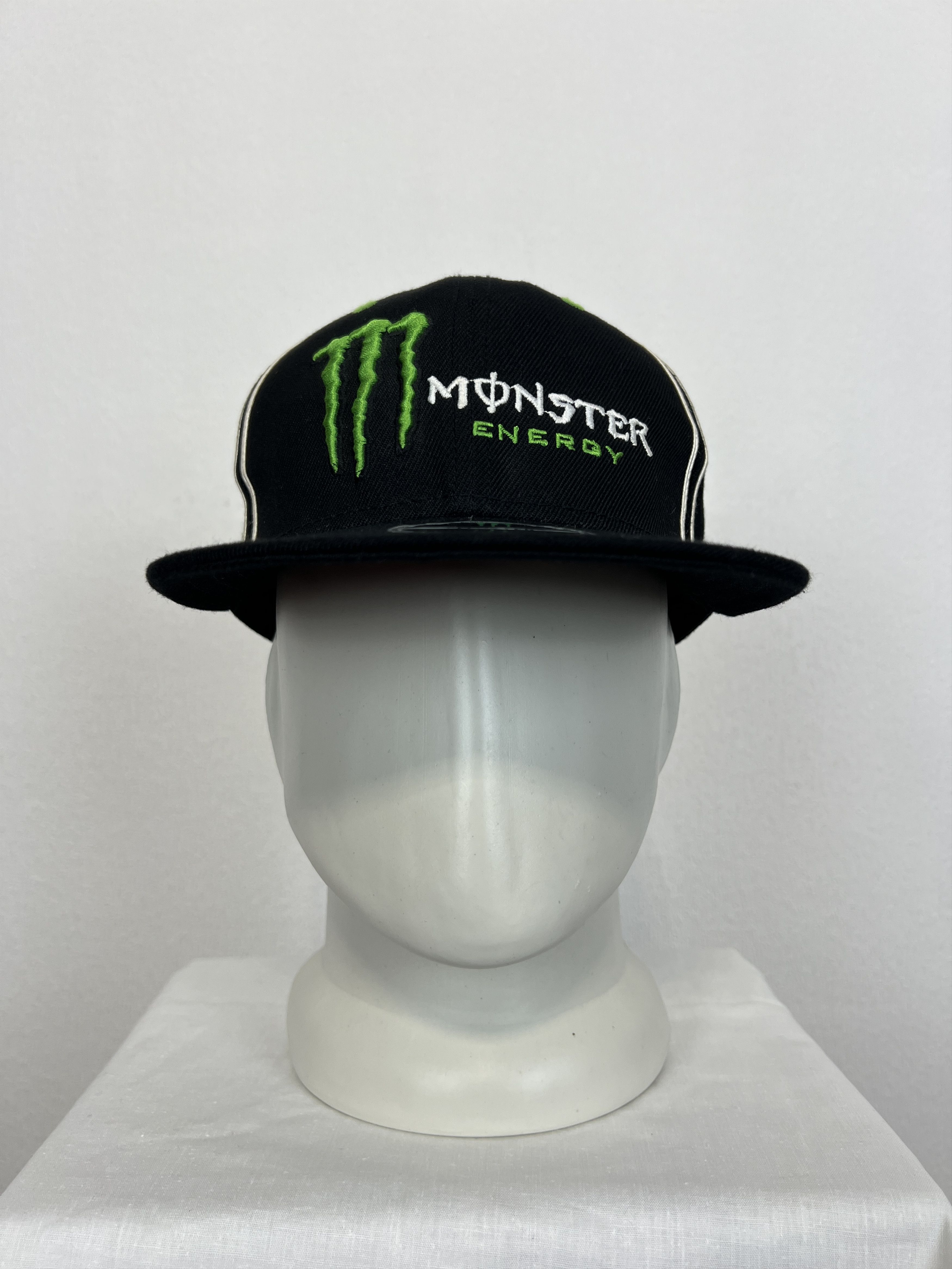Vintage Monster Energy Hat Cap Black Motocross Racing Big Logo Rare Size ONE SIZE - 1 Thumbnail