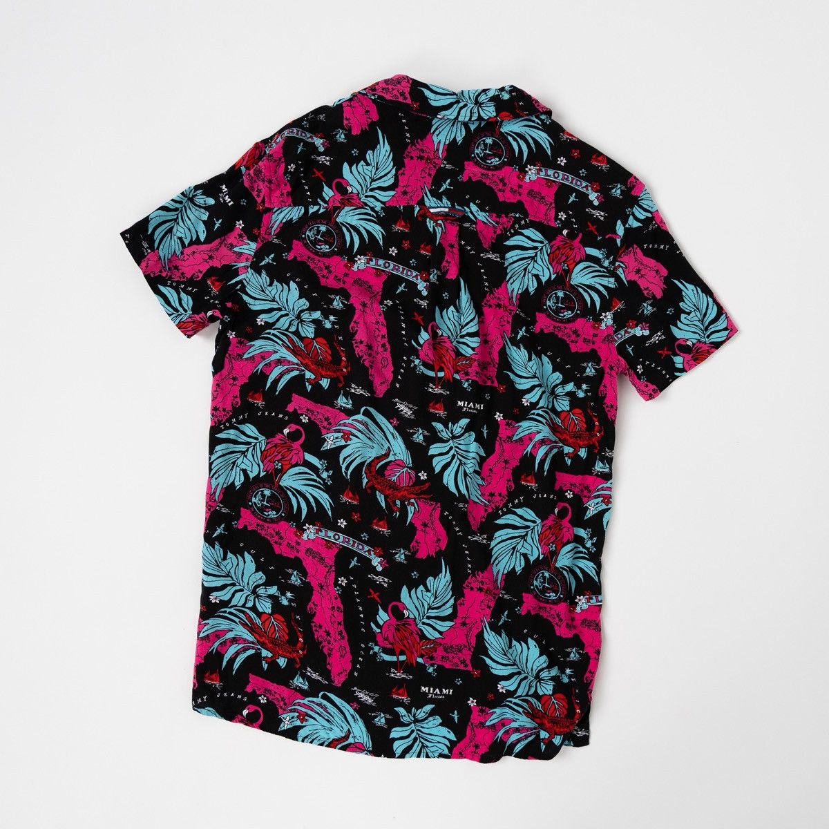 Tommy Jeans Tommy Hilfiger Jeans Printed Shirt Button Viscose Tropical Size US M / EU 48-50 / 2 - 5 Thumbnail