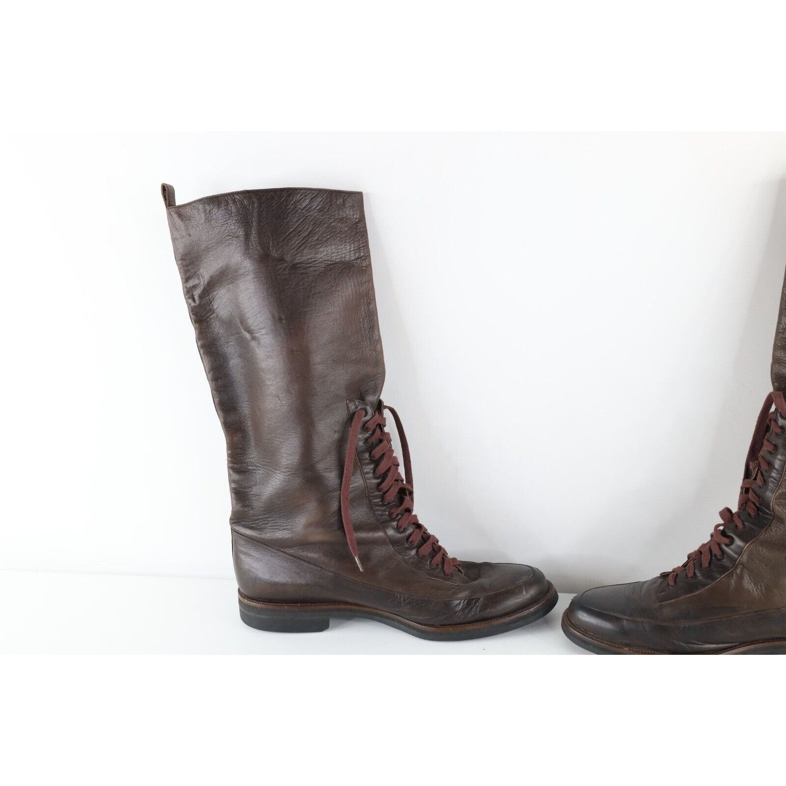 Colette Vintage 70s Colette Margom Italy Soft Lambskin Leather Boots Size US 12 / IT 42 - 10 Thumbnail