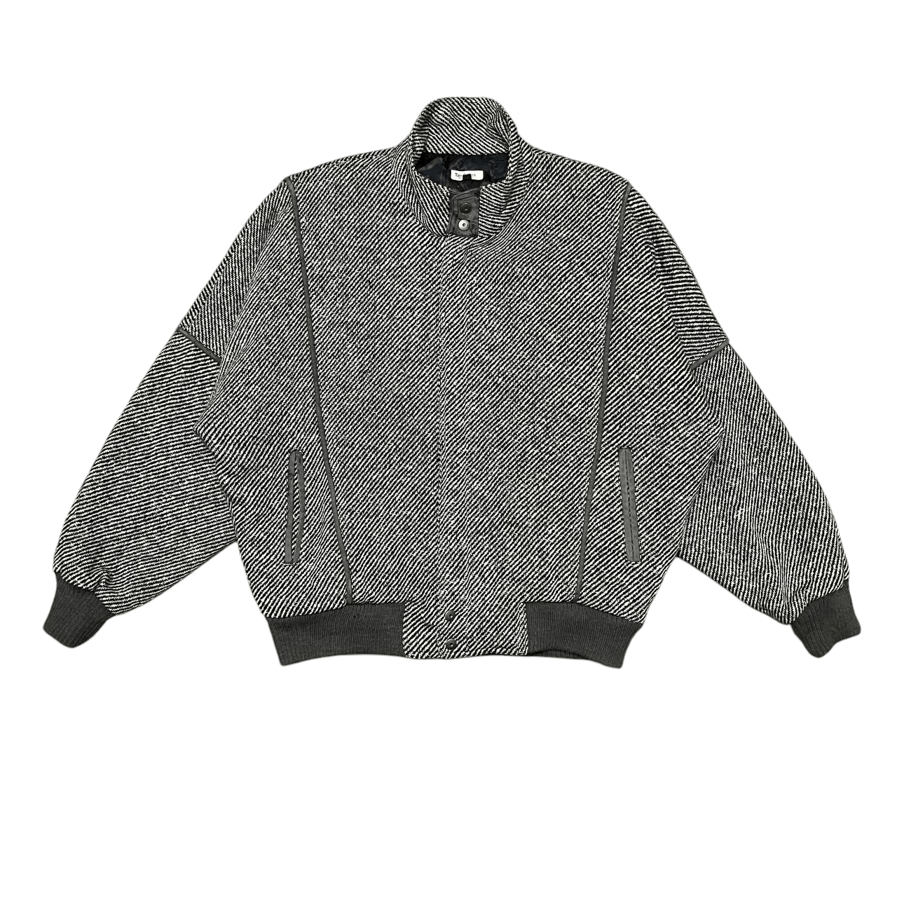 Issey Miyake Vintage Tom Collins Wool Bomber Jacket Issey Miyake Inspire Size US XL / EU 56 / 4 - 1 Thumbnail