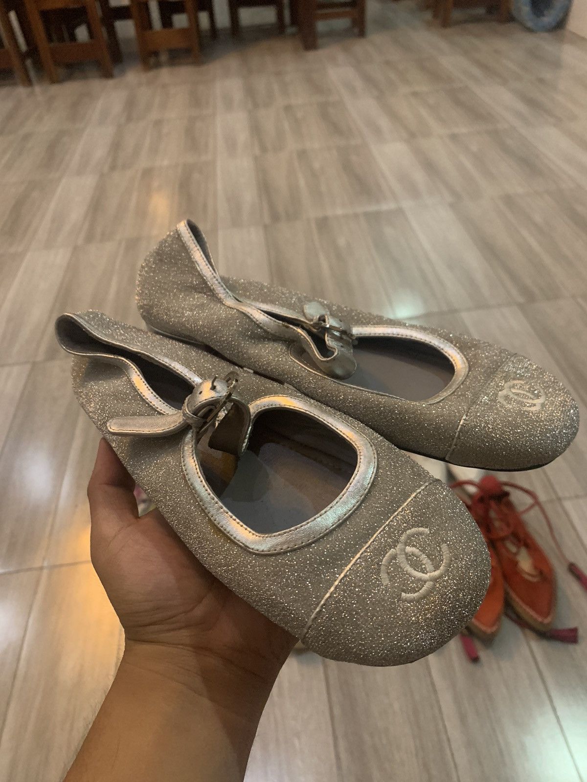 Chanel Vintage Chanel Mary Jane Ballet Flats Size US 6 / IT 36 - 2 Thumbnail
