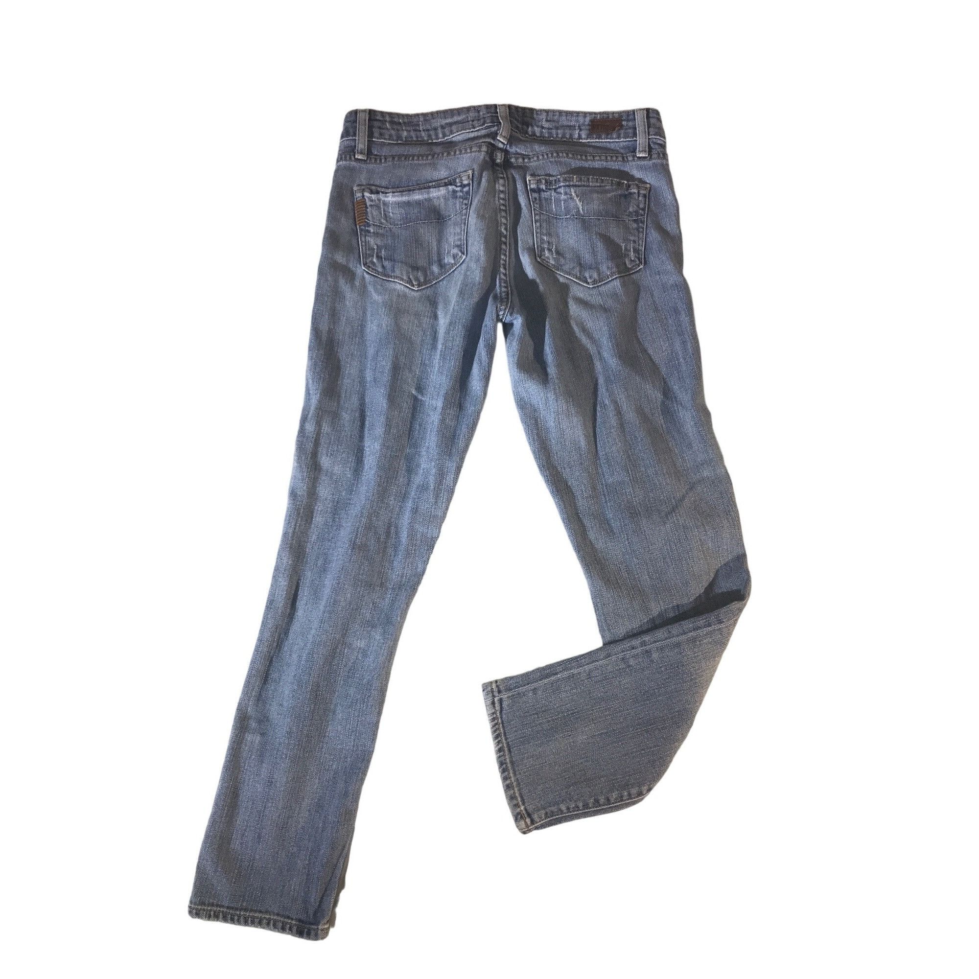 Paige Paige Womens “Kylie Corp” Light Blue Distressed Denim Jeans Size 27" / US 4 / IT 40 - 2 Thumbnail