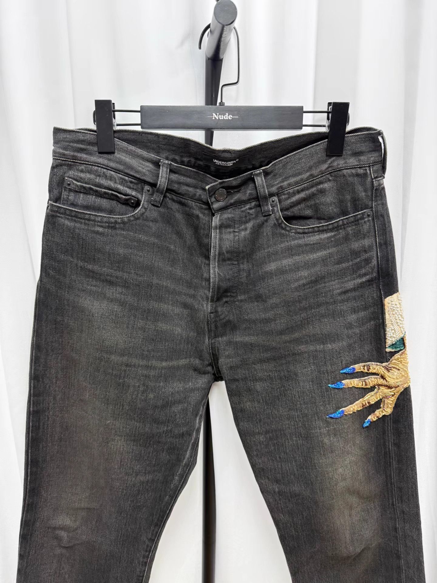 Undercover UNDERCOVER Ghost Claw Beaded Jeans K20 Size US 31 - 2 Thumbnail