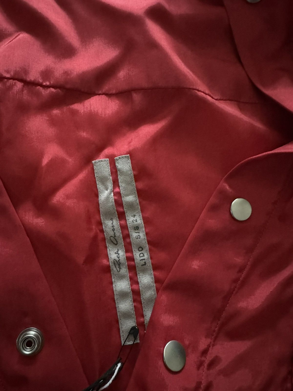 Rick Owens Rick Owens Larry Fog Pocket Shirt 'Cardinal Red' Size US L / EU 52-54 / 3 - 5 Thumbnail