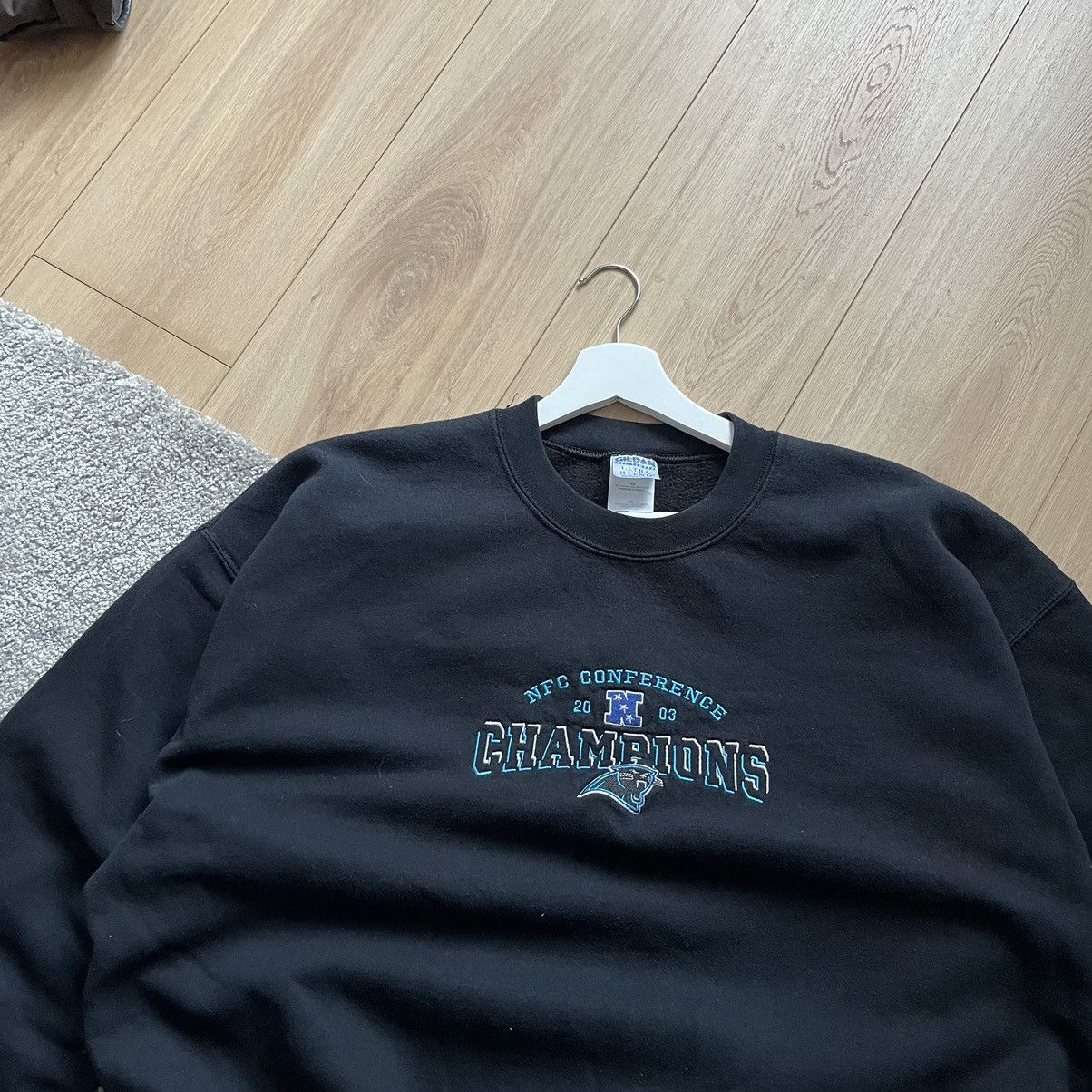 NFL Vintage NFL California Panthers Sweatshirt XL Size US XL / EU 56 / 4 - 4 Thumbnail