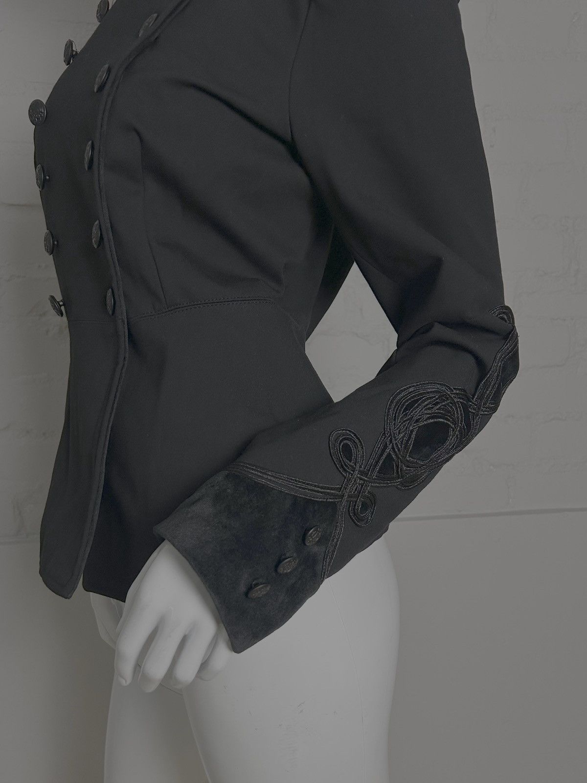 Vintage Victorian style vintage fitted jacket Size S / US 4 / IT 40 - 4 Thumbnail