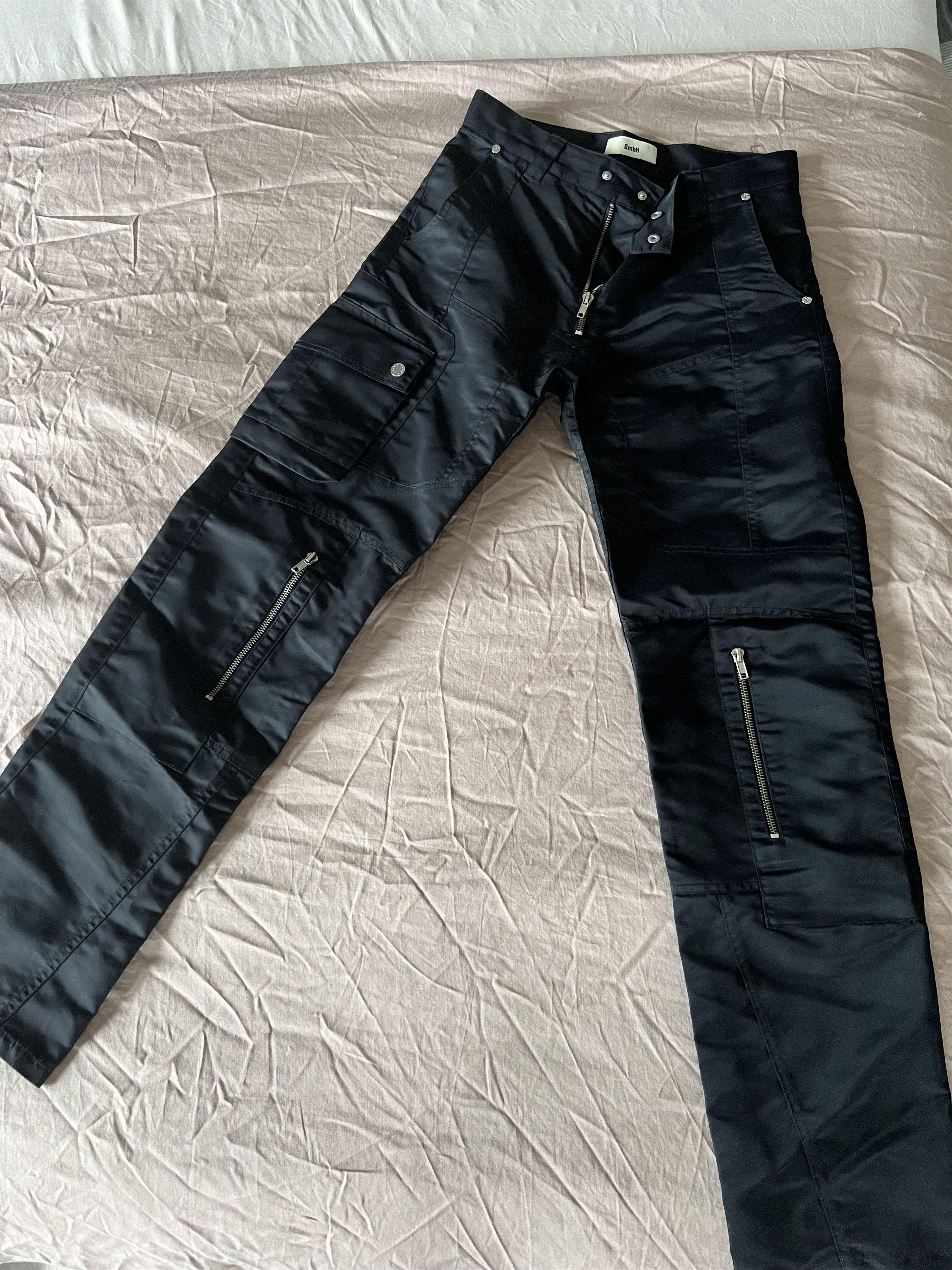 GmbH GmbH Biker Trousers with Exposed Zips in Black Size US 28 / EU 44 - 1 Thumbnail