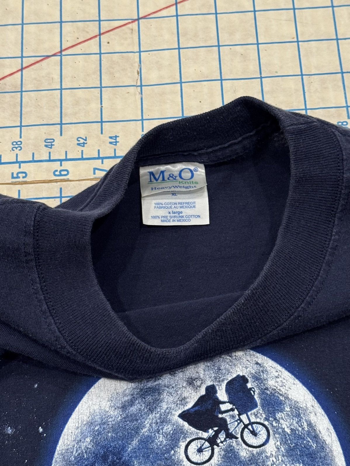 Vintage Vintage E.T. The 20th Anniversary Graphic Tee M&O Knits XL Size US XL / EU 56 / 4 - 5 Thumbnail