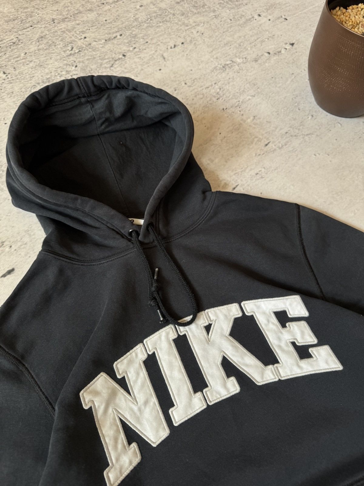 Nike × Vintage NIKE VINTAGE 00s y2k OVERSIZE BAGGY HOODIE CENTER LOGO Size US S / EU 44-46 / 1 - 4 Thumbnail