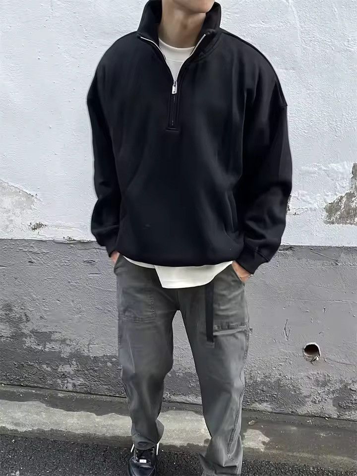 Other Half Zipper Design Sweatshirts Size US XL / EU 56 / 4 - 1 Thumbnail