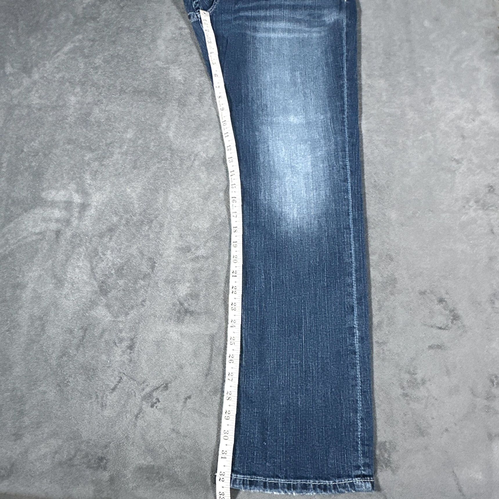 BKE BKE Tyler Jeans Mens 36x33 Blue Medium Wash Straight Leg Stretch Denim Pants Size US 36 / EU 52 - 4 Thumbnail