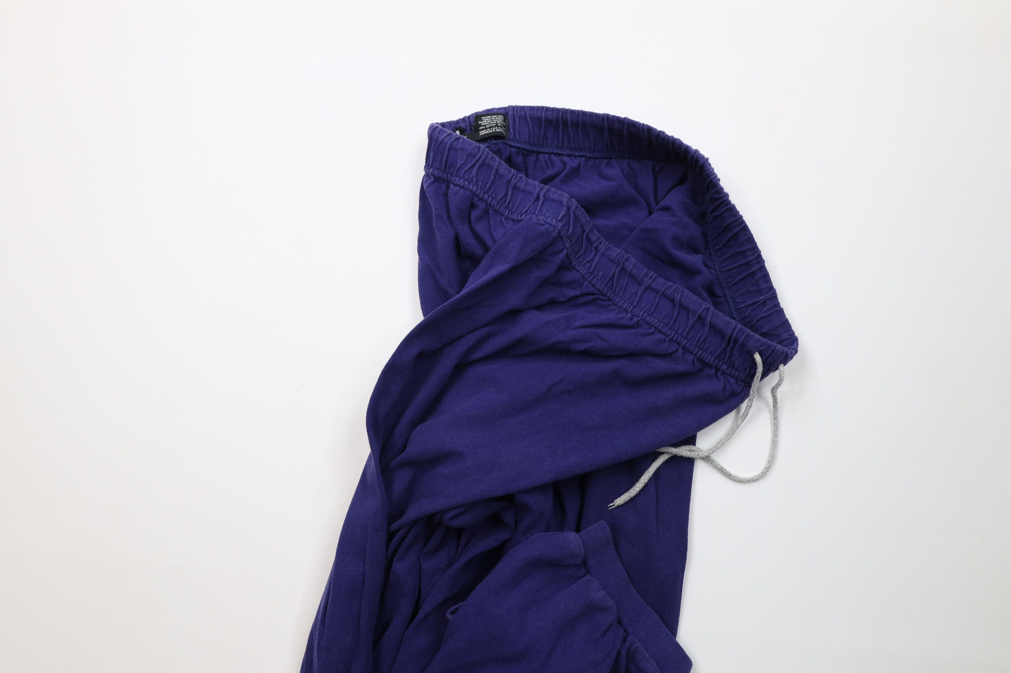 Vintage Vintage 90s Streetwear Lightweight Sweatpants Joggers Blue Size US 36 / EU 52 - 7 Thumbnail