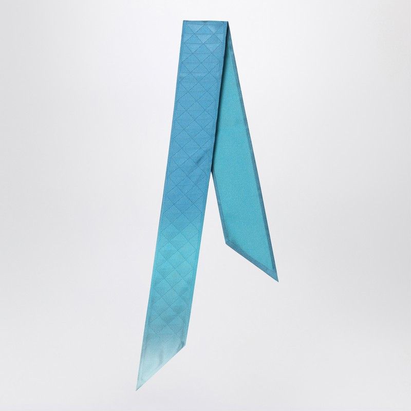 Prada Prada Turquoise Ribbon In Silk Twill Size ONE SIZE - 1 Thumbnail