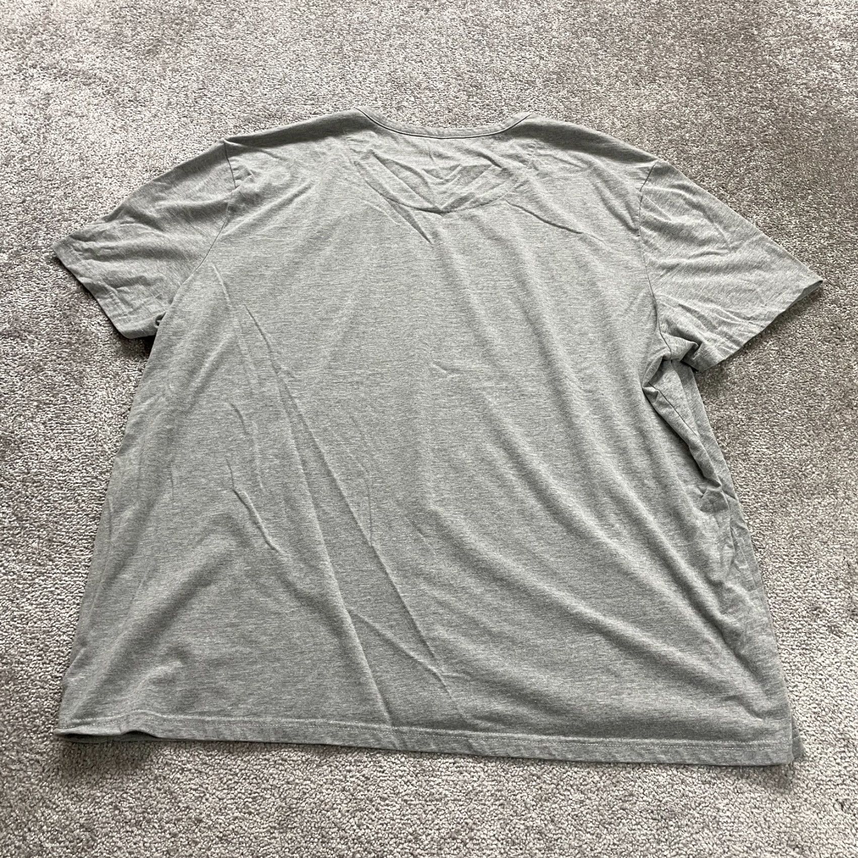 Eddie Bauer Eddie Bauer T-Shirt Mens 4XL Gray Solid Crew Neck Short Sleeve Casual Tee Size US XXL / EU 58 / 5 - 2 Thumbnail