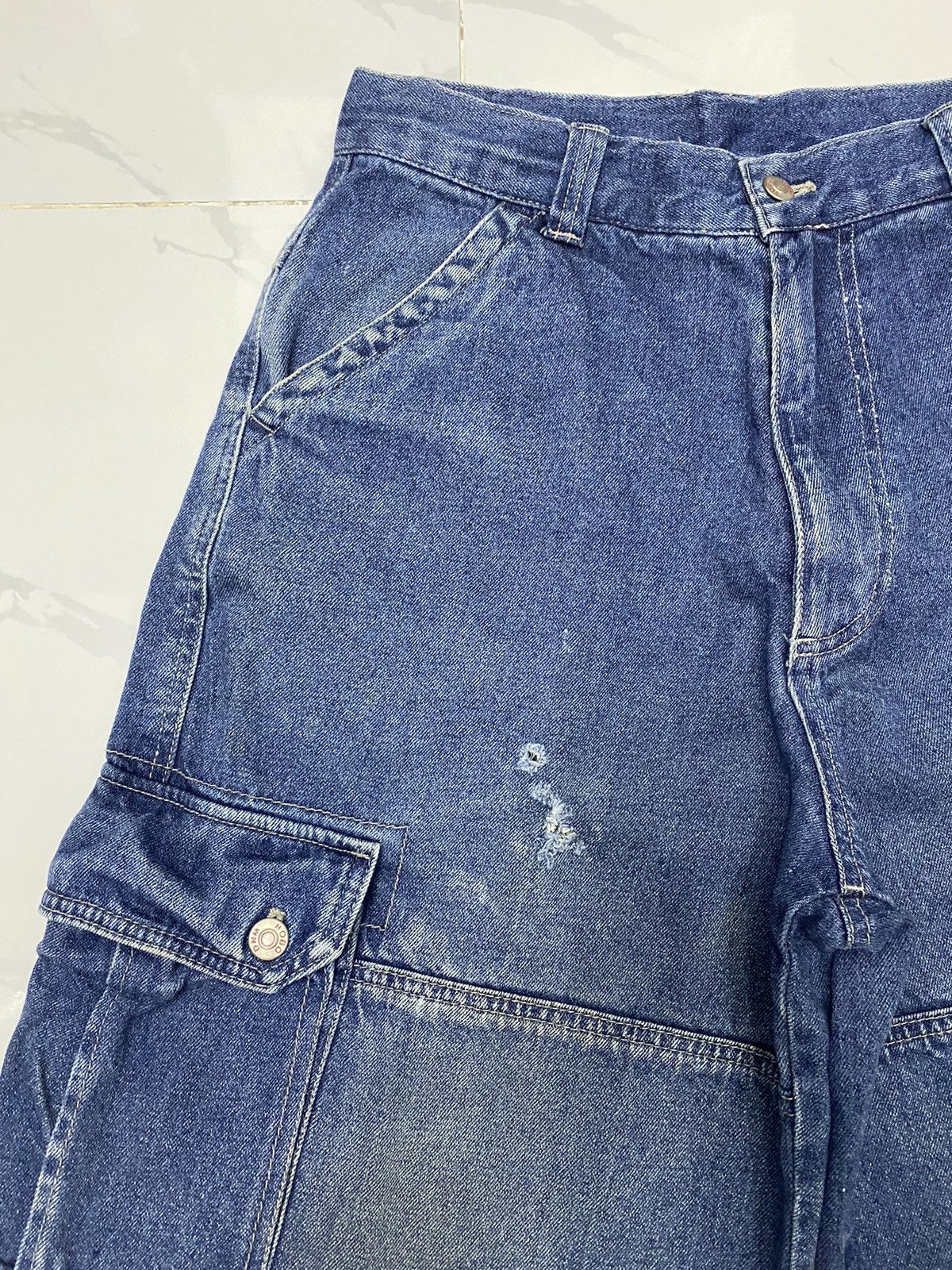 Kapital 🔥HOBO BAGGY JORTS Y2K Size US 31 - 8 Thumbnail