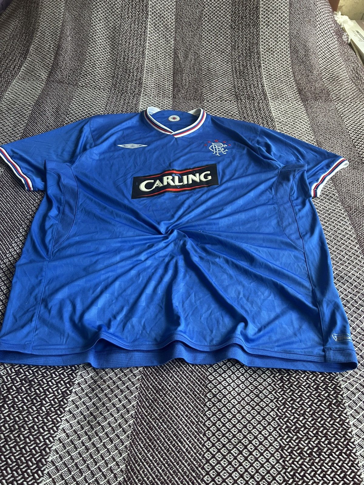 Umbro Umbro x Rangers Club Jersey 2009/10 Carling Sportswear Shirt Size US XXL / EU 58 / 5 - 4 Thumbnail