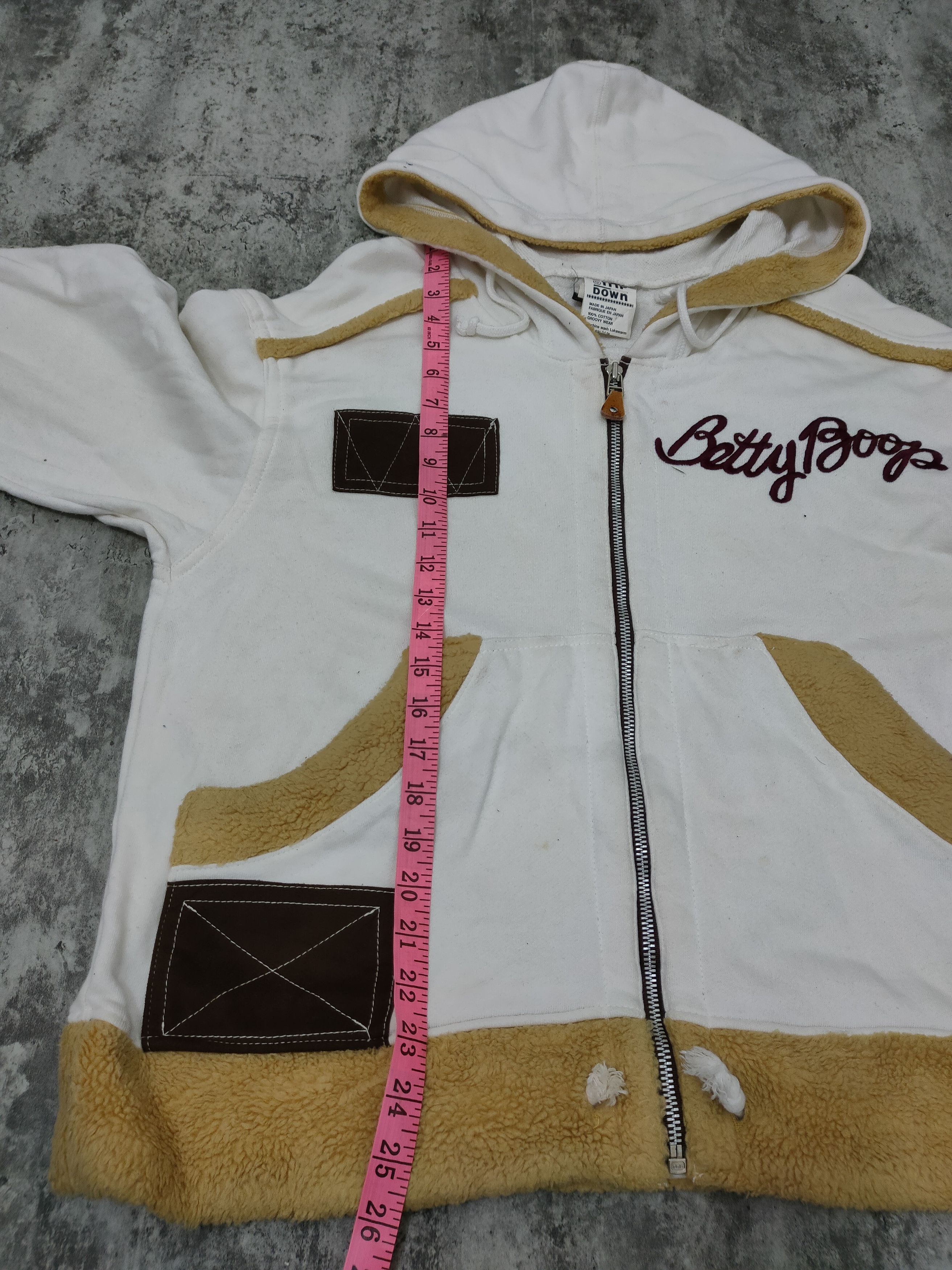 Cartoon Network × Japanese Brand × Vintage Vintage Betty Boop by Fleischer Studio Inc Zip hoodie Size US L / EU 52-54 / 3 - 11 Thumbnail