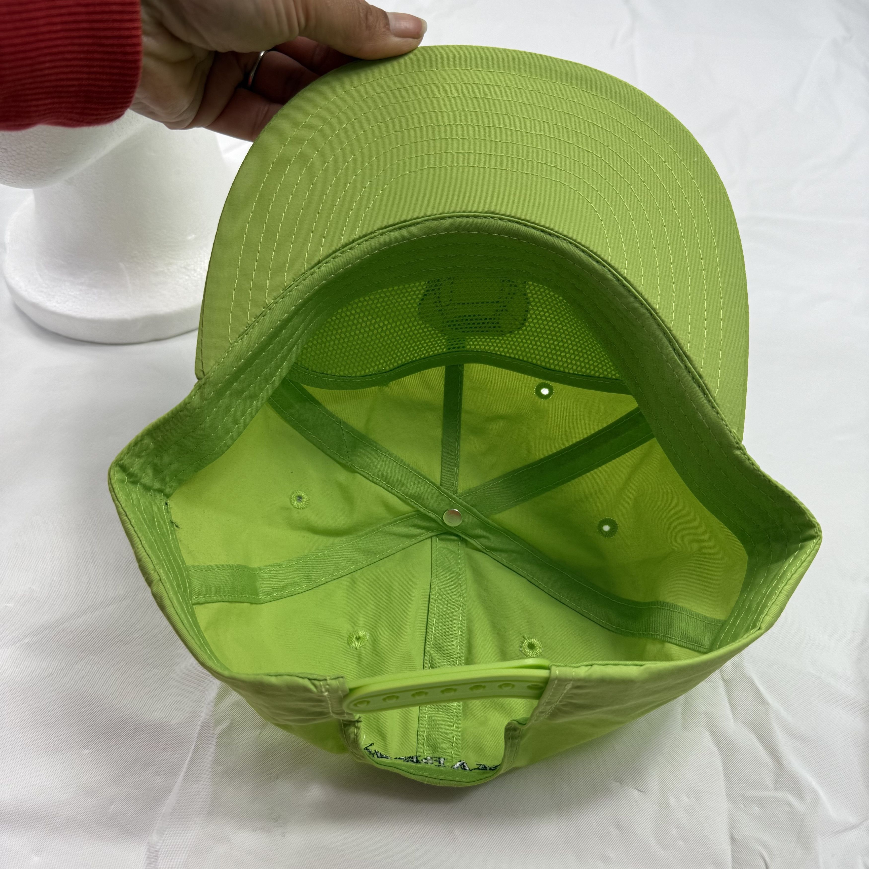 Market Market Grateful Dead Bolt Nut Skull Snapback Hat Lime Green Size ONE SIZE - 6 Thumbnail