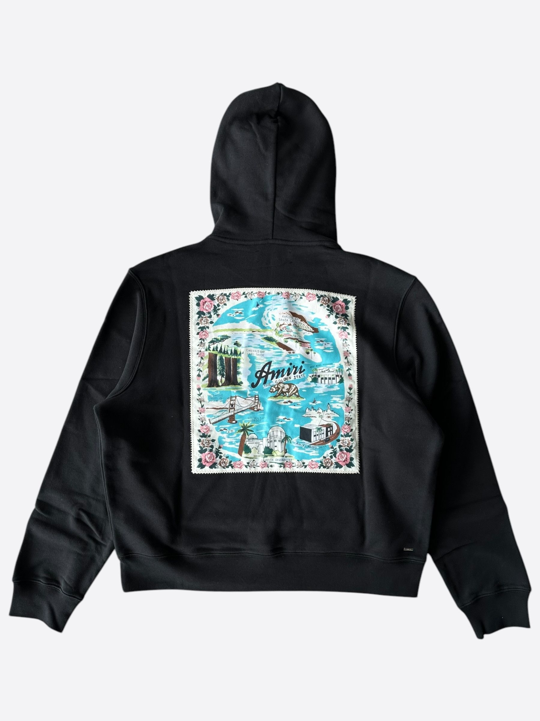 Amiri Amiri Black California Hawaiian Logo Hoodie Size US S / EU 44-46 / 1 - 2 Thumbnail