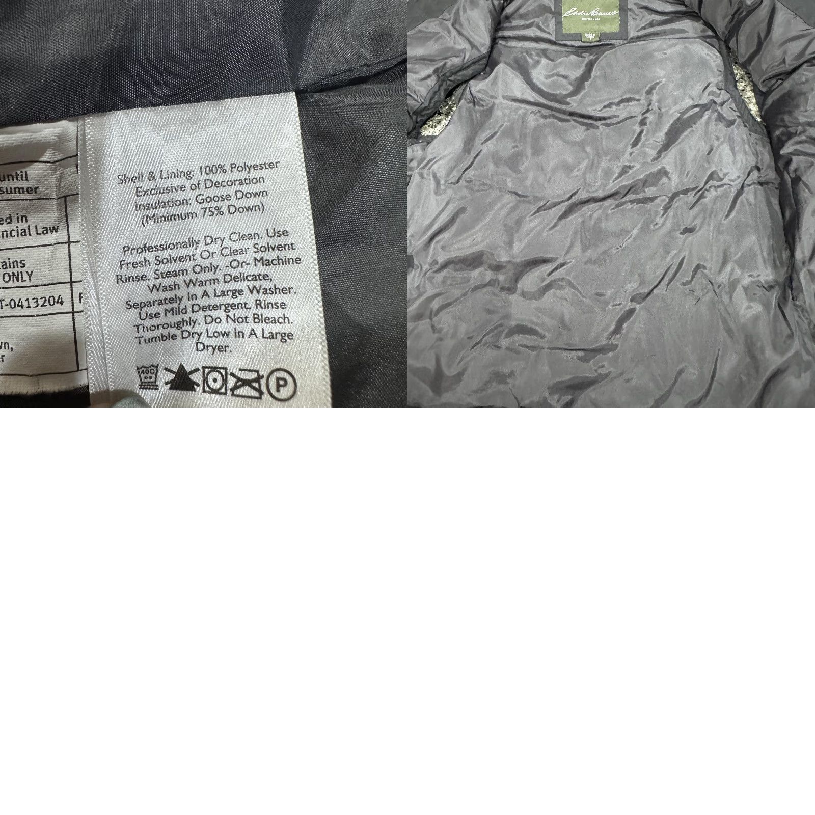 Eddie Bauer VINTAGE Eddie Bauer Vest Men S Black Goose Down Puffer EB550 Quilted Insulated Size US S / EU 44-46 / 1 - 8 Thumbnail