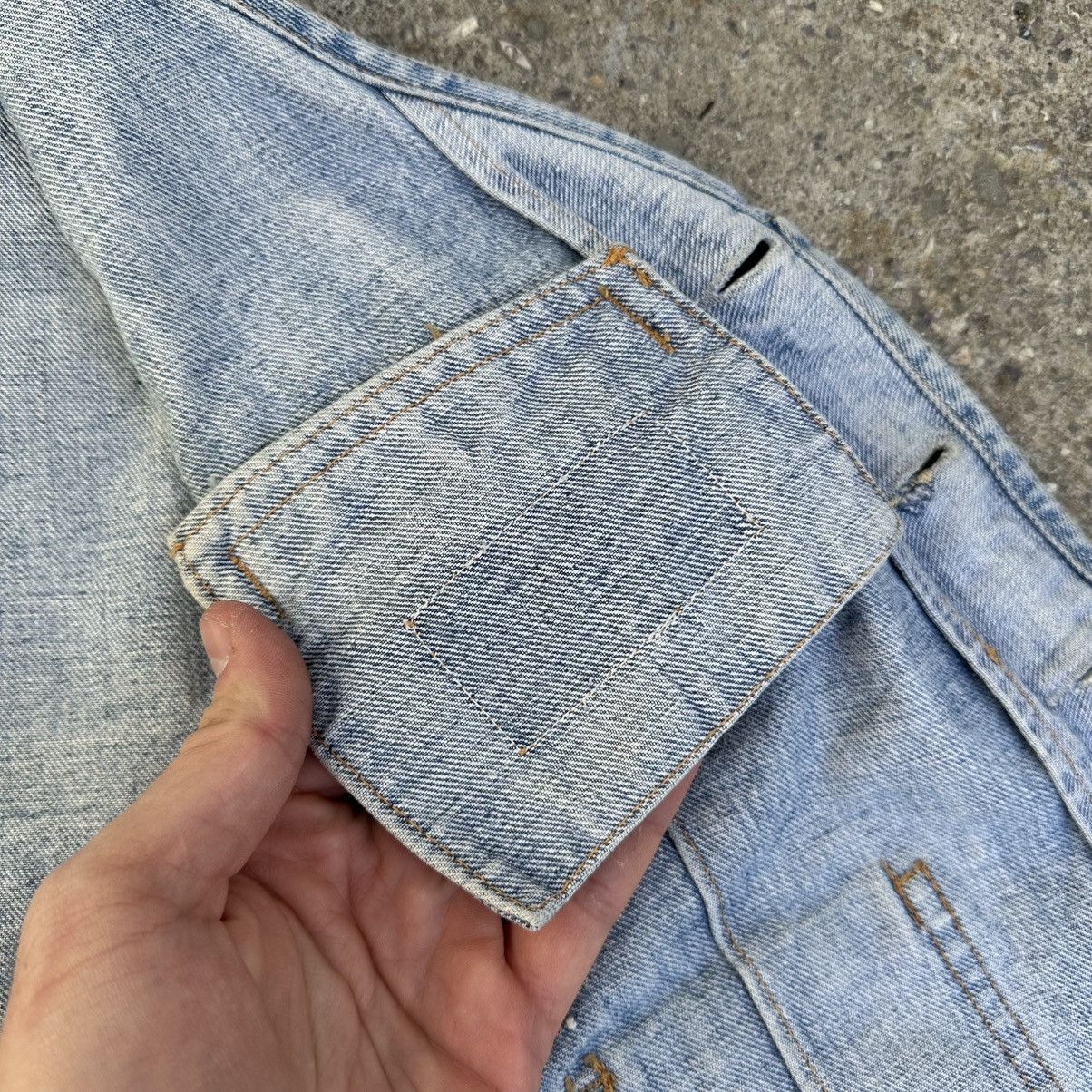 Levi's VERY RARE WESTERN 60s/70s Levi’s White/Red Reverse Tab Vest Size S / US 4 / IT 40 - 10 Thumbnail